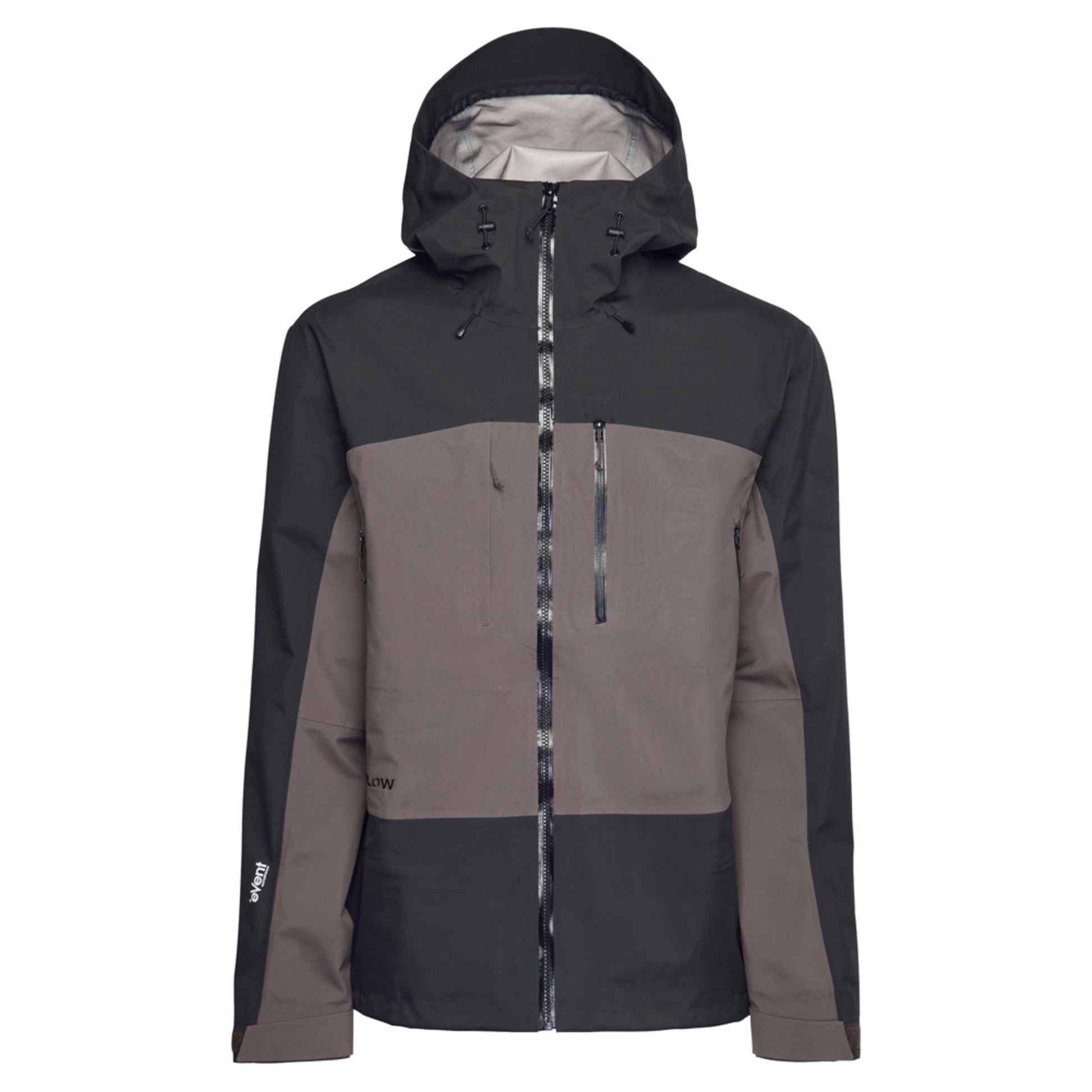 2023 Flylow Lab Men's Coat - BLACK_MERCURY - XL