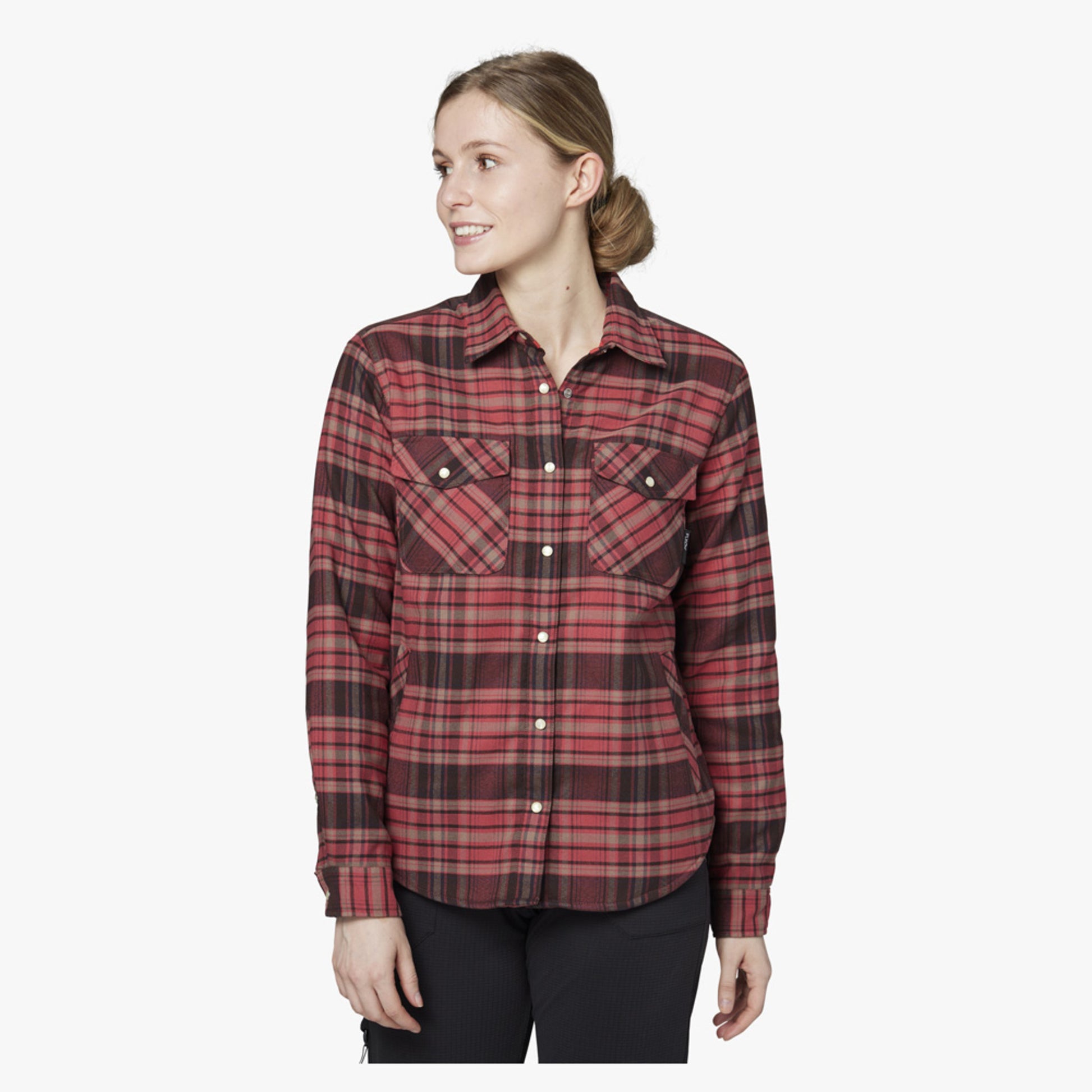 Flylow May Women's Flannel - Chili Timber - XL