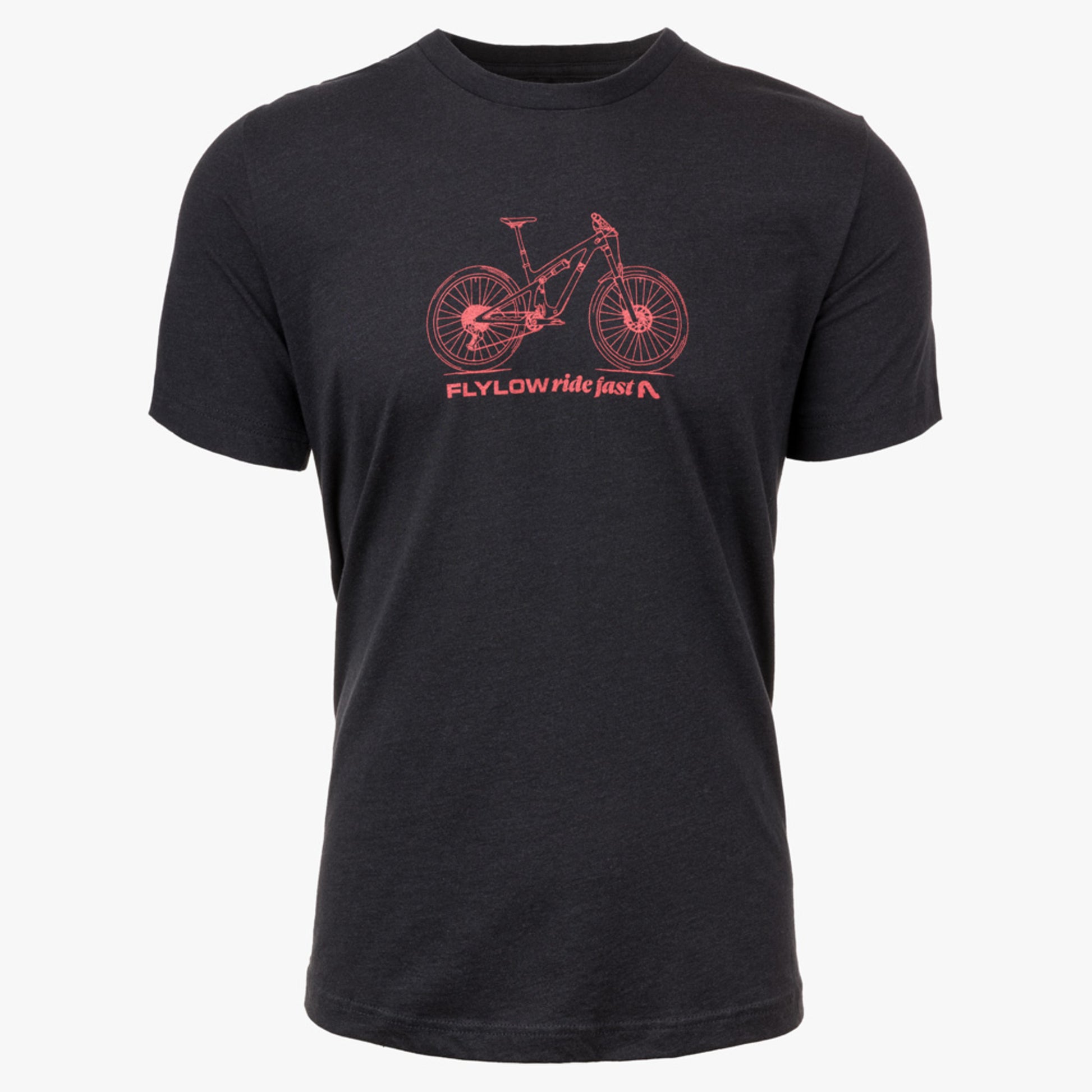 Flylow Ride Fast Men's Tee - Black Heather - XXL