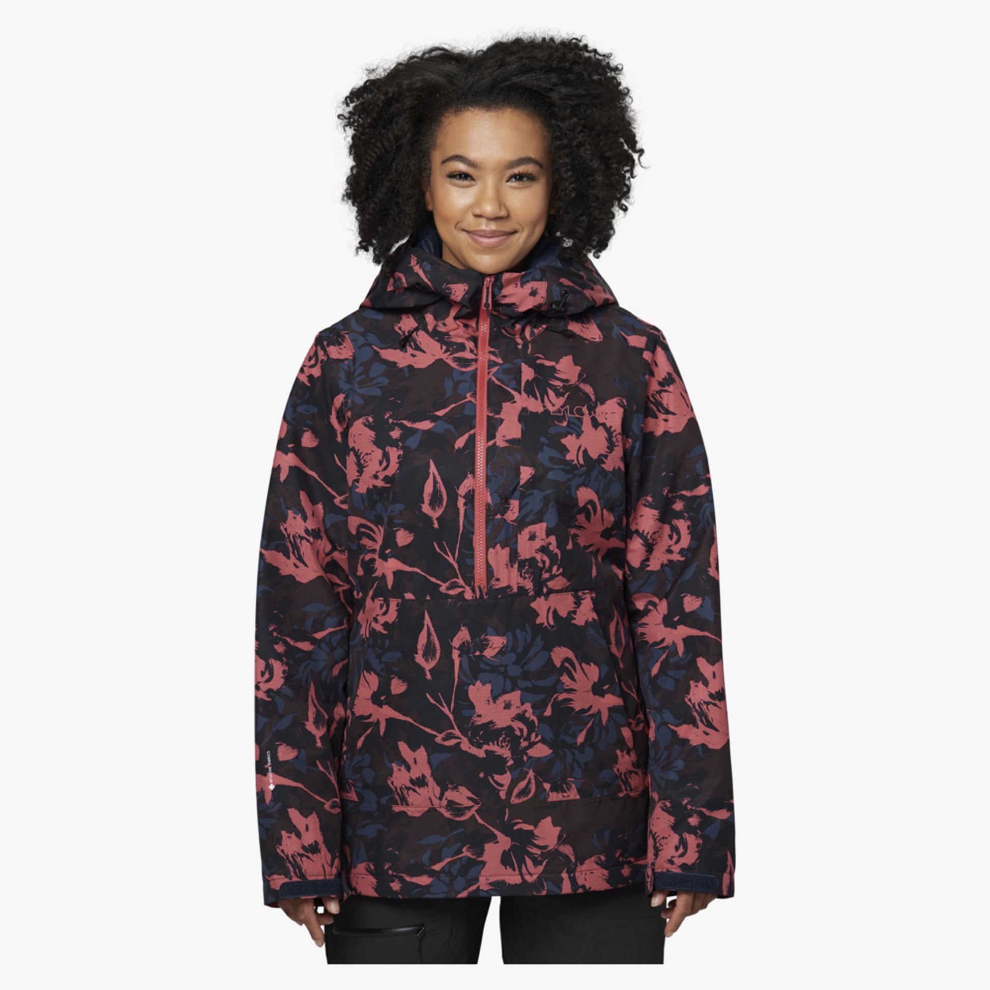 Flylow Sarah Women's Anorak Jacket - Chili Camo - L