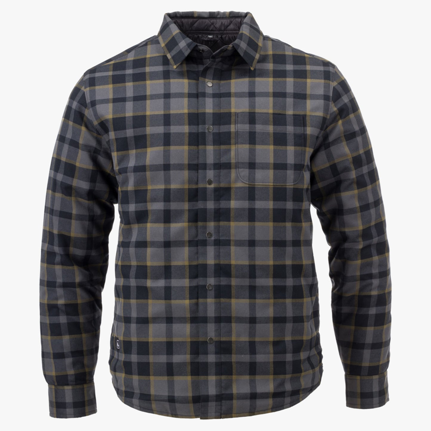 Flylow Sinclair Insulated Men's Flannel - Black/Shadow  - XL