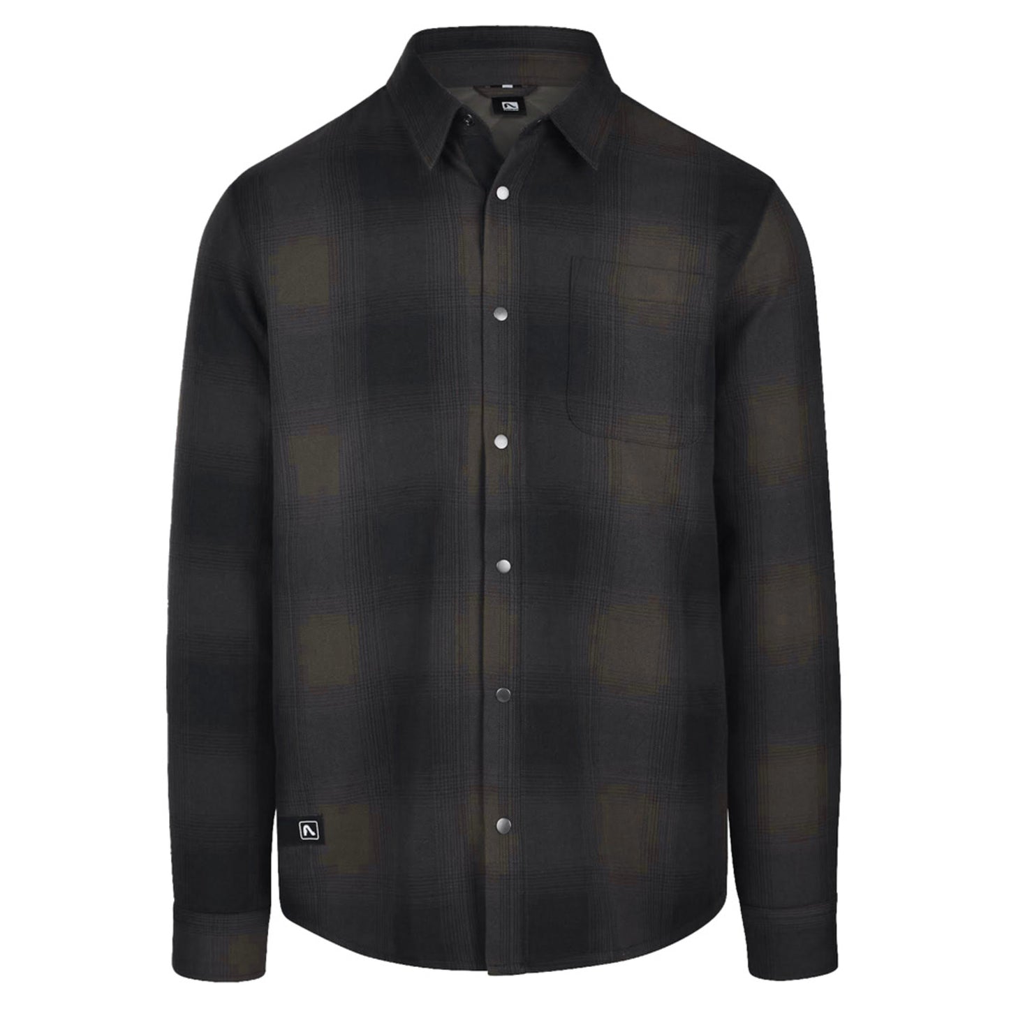 Flylow Sinclair Insulated Men's Flannel - MERCURY_BLACK - S