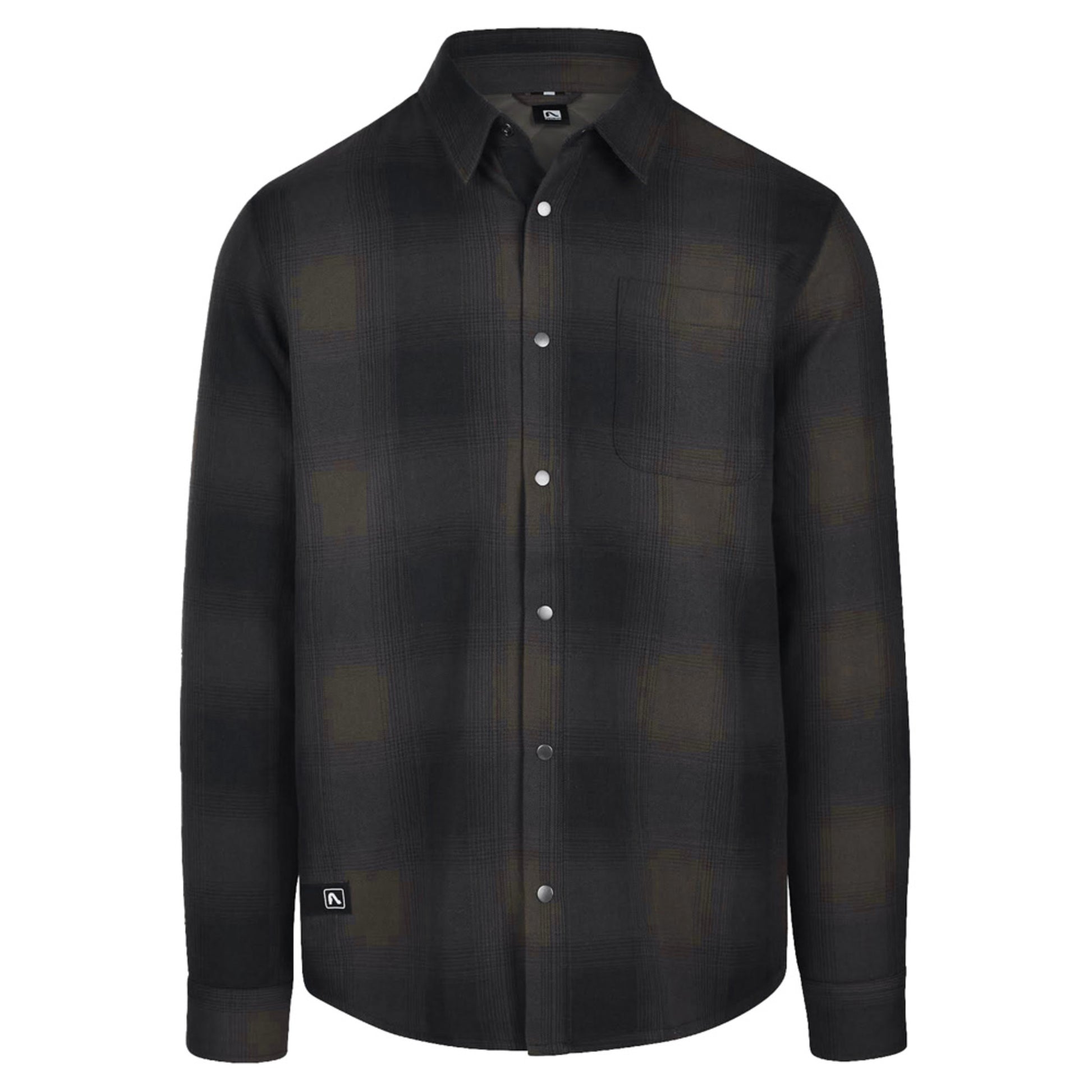 Flylow Sinclair Insulated Men's Flannel - MERCURY_BLACK - S
