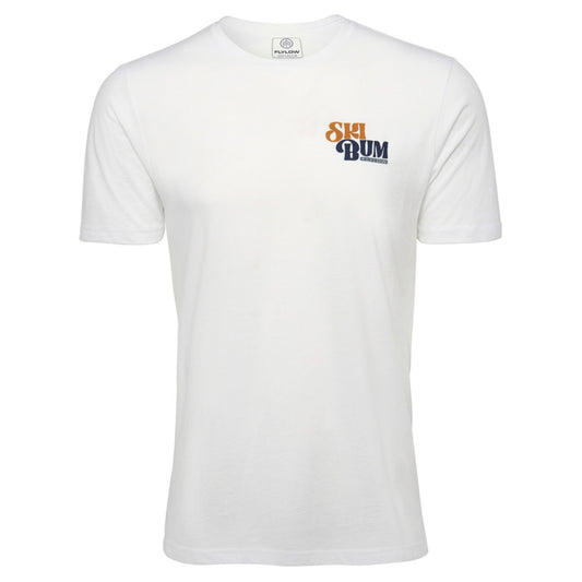 Flylow Ski Bum Men's Tee - WHITE - XL