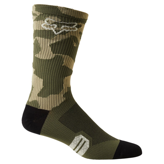 Fox 8" Ranger Men's Sock - Pewter - L XL