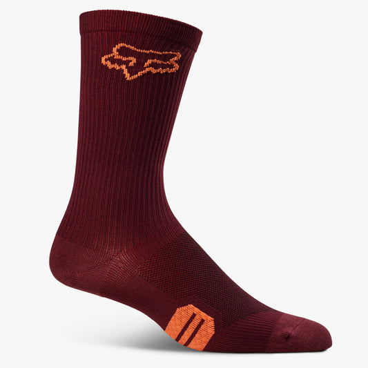 Fox 8" Ranger Women's Sock - Dark Maroon