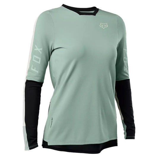 Fox Defend Pro Long Sleeve Women's Jersey - EUCALYPTUS - XS