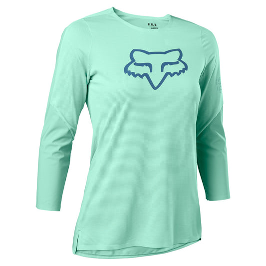 Fox Flexair Ascent Women's 3/4 Jersey - Jade - XL