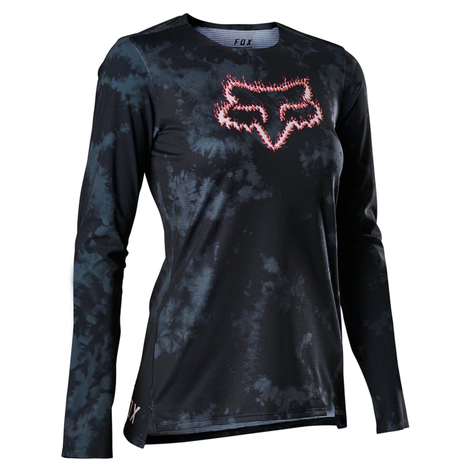Fox Flexair LS Women's TS57 Jersey - BLACK - XS