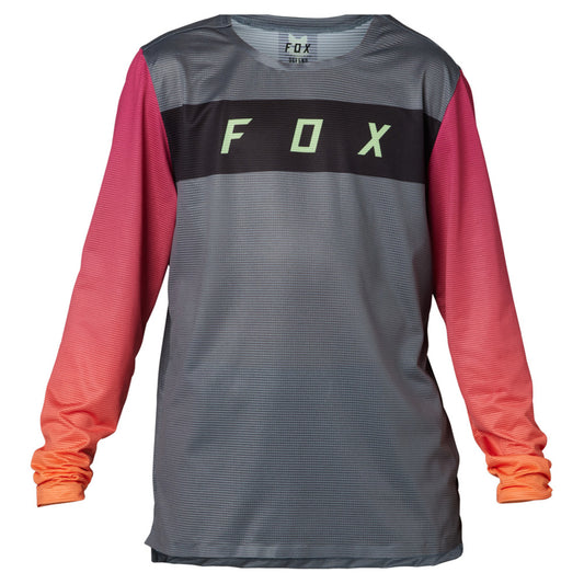 Fox Flexair Youth LS Jersey - PEWTER - XL