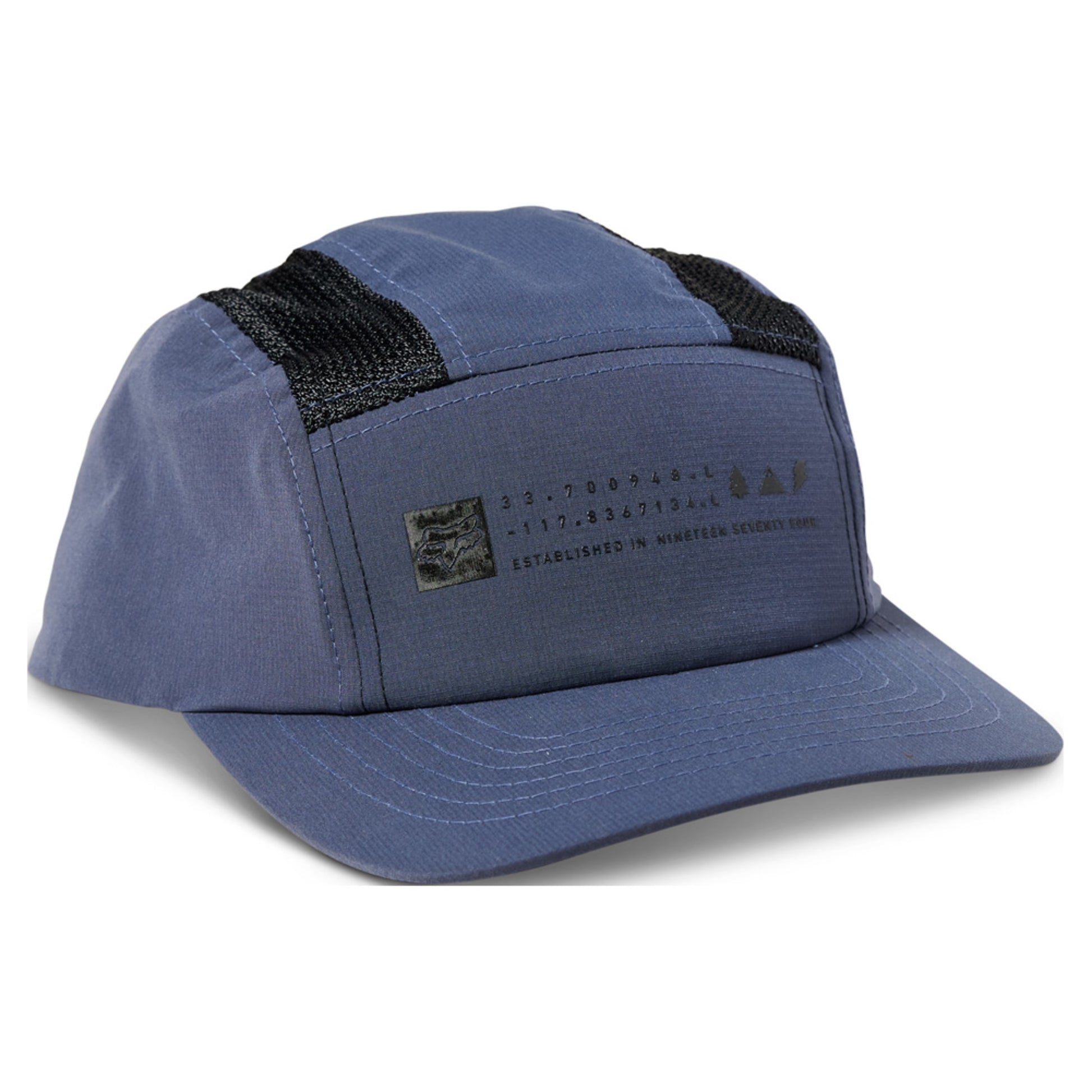 Fox Know No Bounds 5 Panel Hat - DEEP COBALT