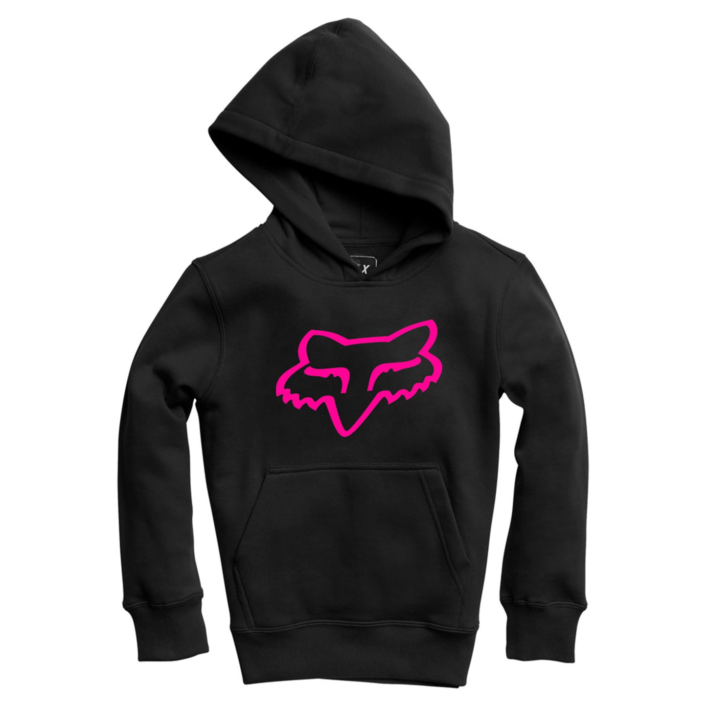 Fox Legacy Pullover Youth Fleece - BLACK PINK - XL