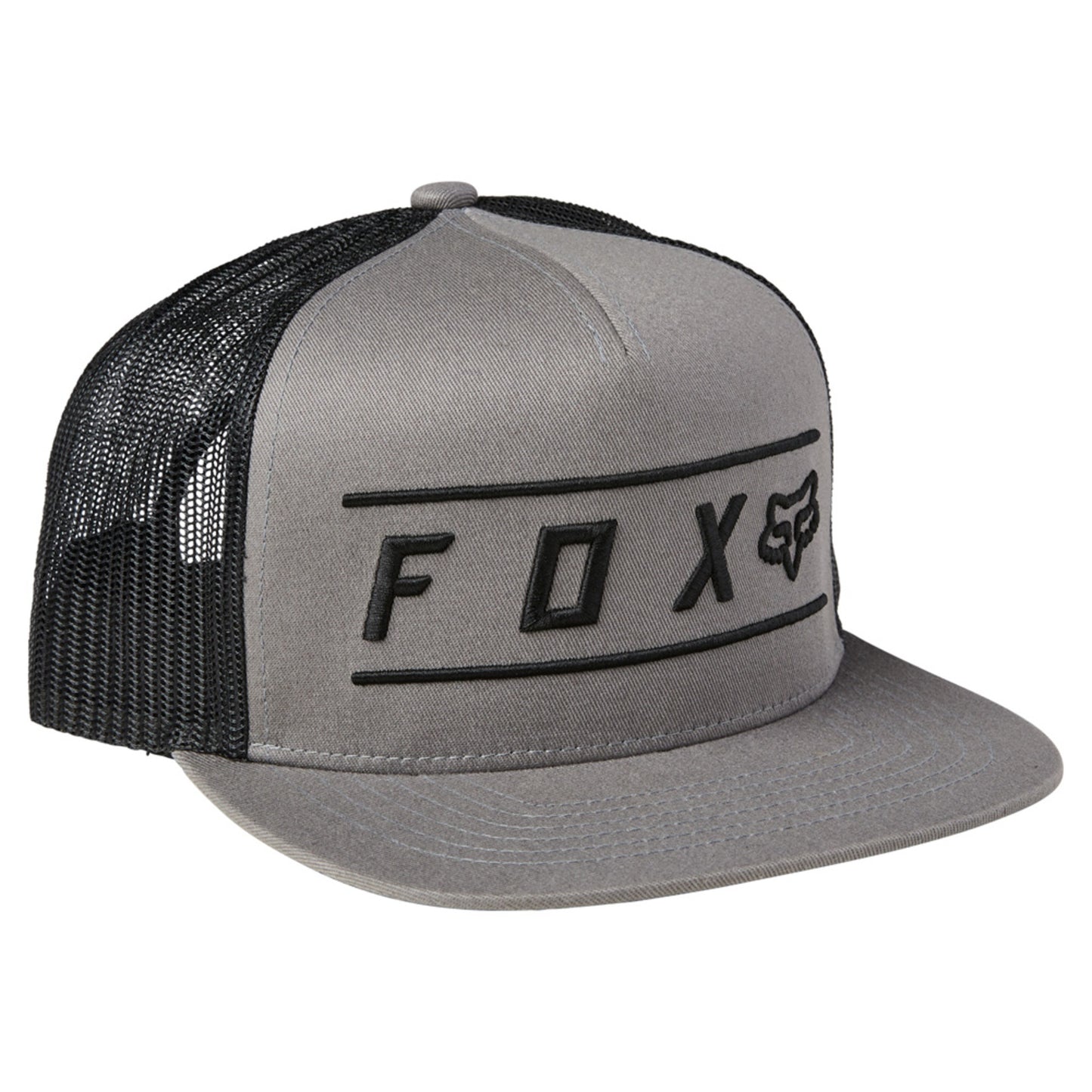 Fox Pinnacle Mesh Snapback Men's Hat - PEWTER