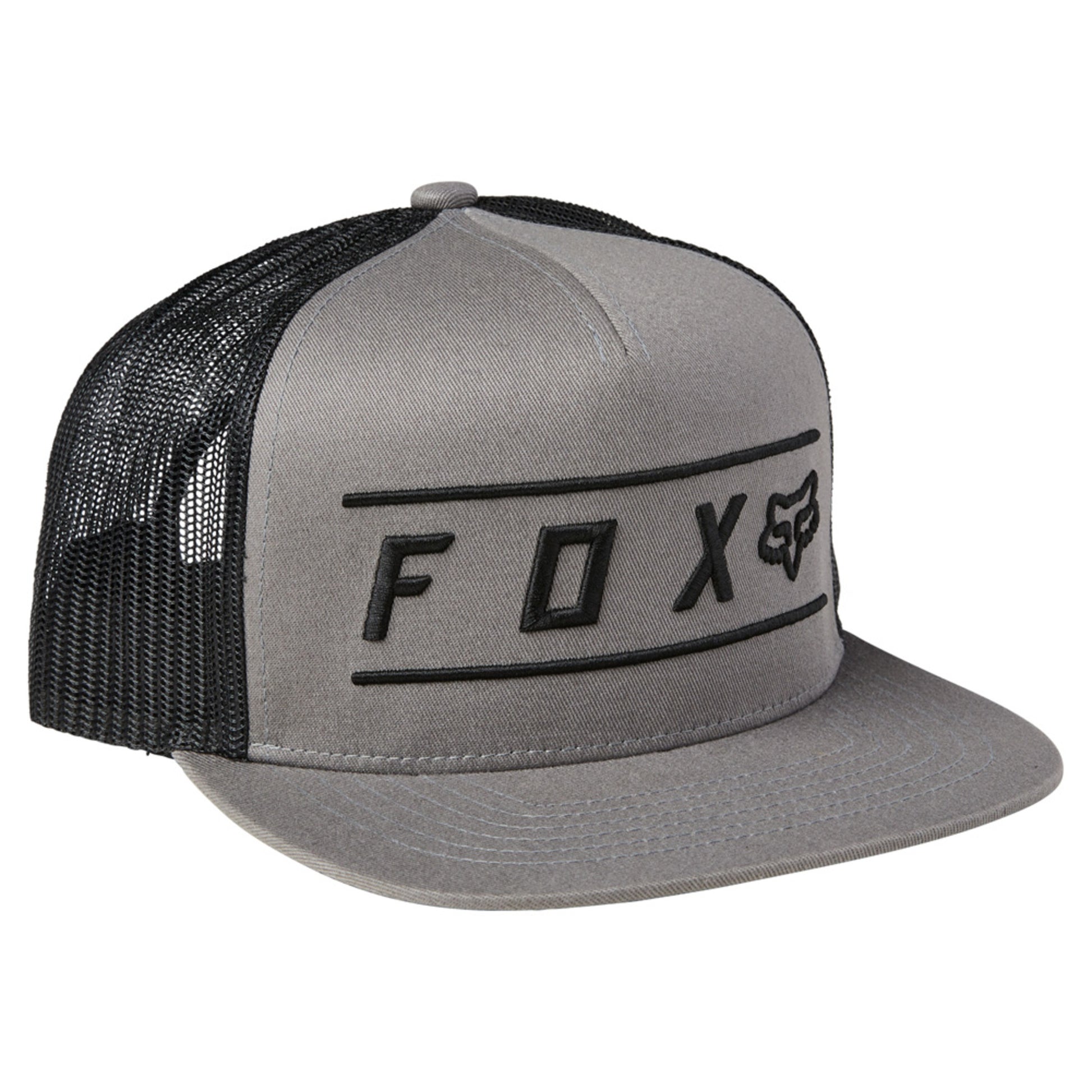 Fox Pinnacle Mesh Snapback Men's Hat - PEWTER