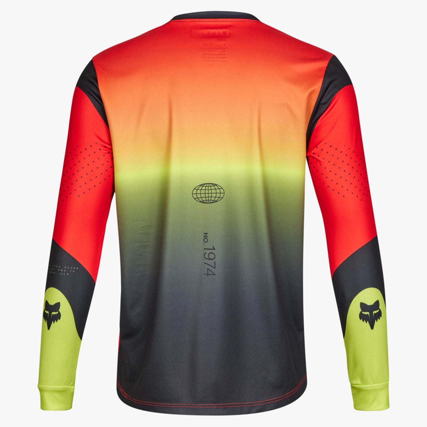 Fox Ranger Revise LS Youth Jersey - Red Yellow - YXL