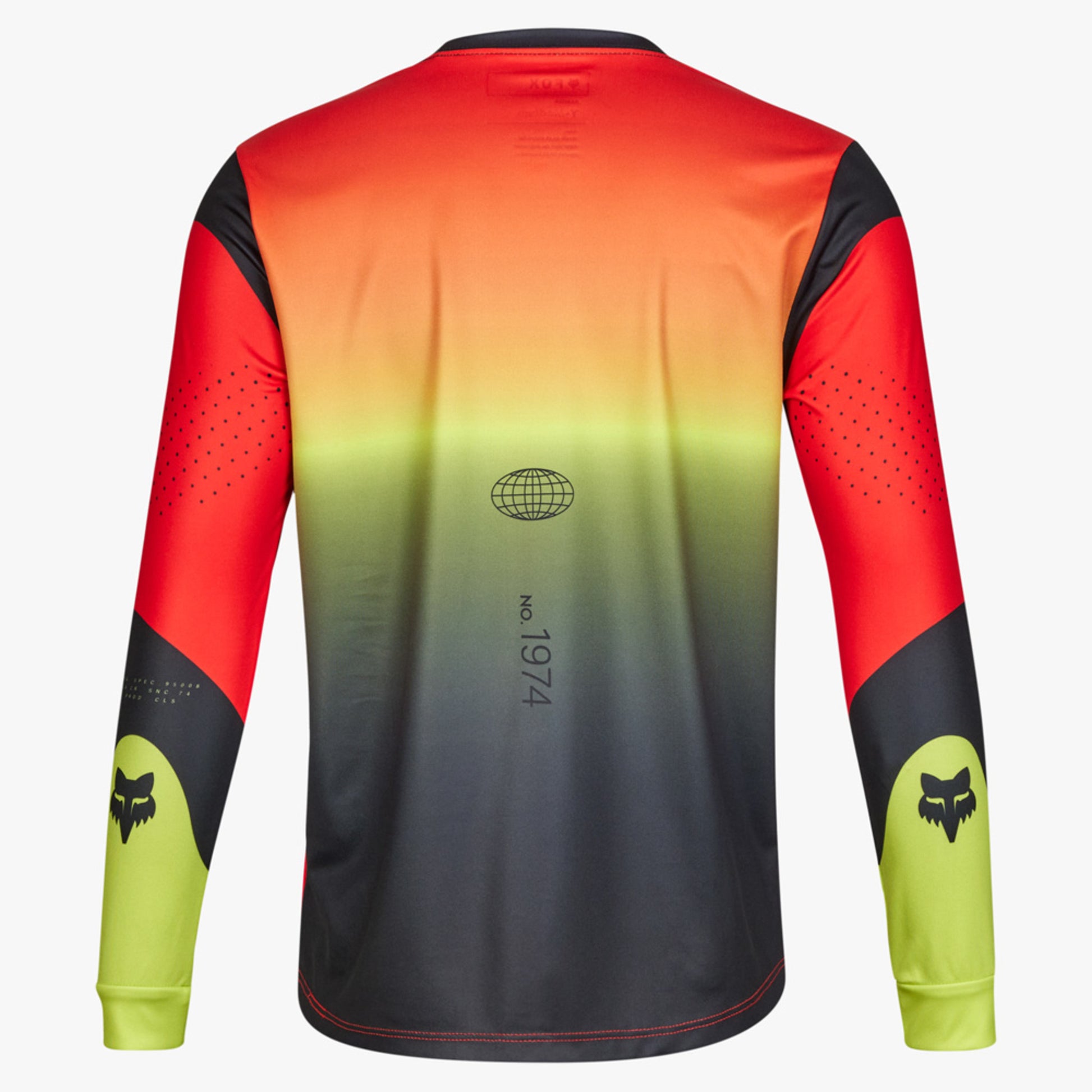 Fox Ranger Revise LS Youth Jersey - Red Yellow - YXL