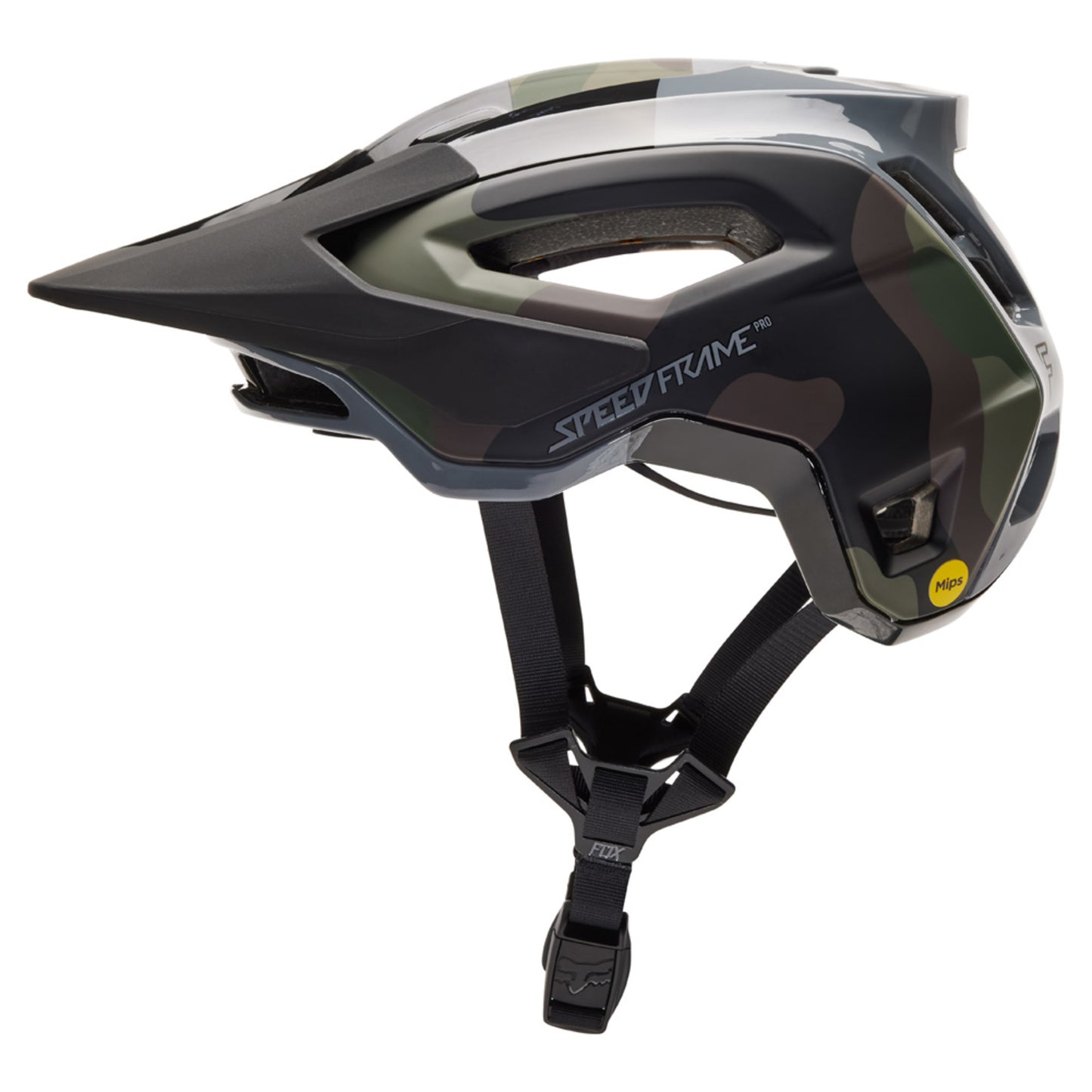 Fox Speedframe Camo Helmet - OLIVE CAMO - S