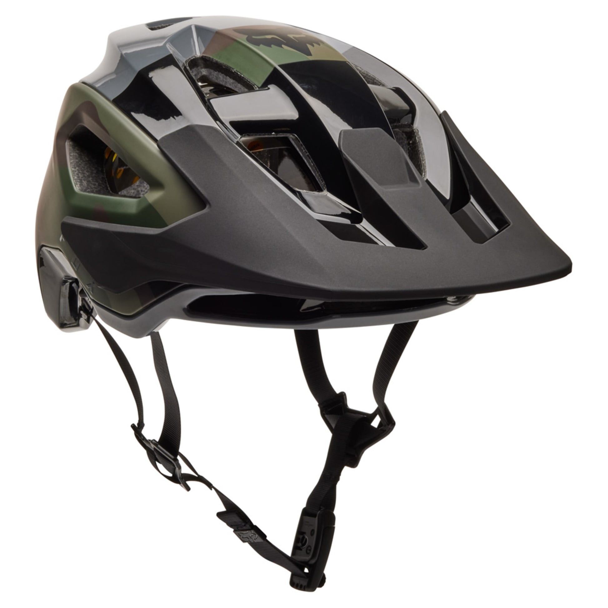 Fox Speedframe Camo Helmet - OLIVE CAMO - S