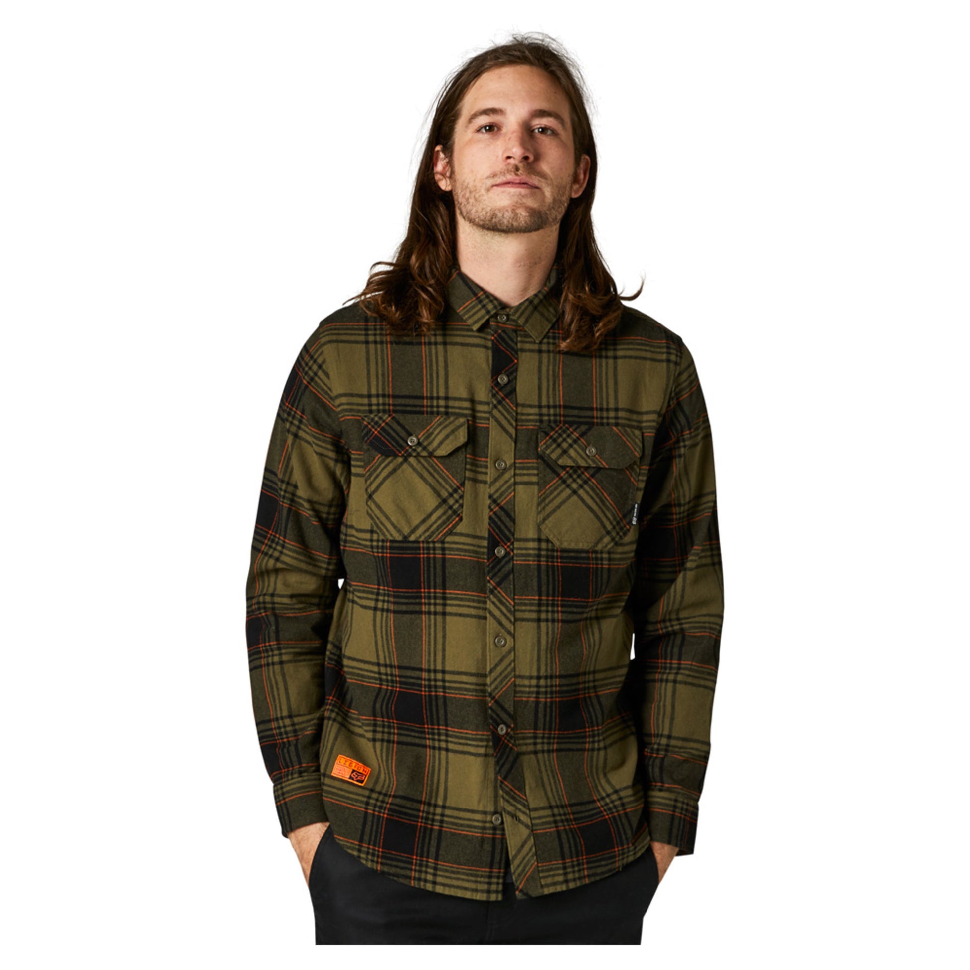 Fox Traildust 2.0 Men's Flannel - FATIGUE GREEN - XL