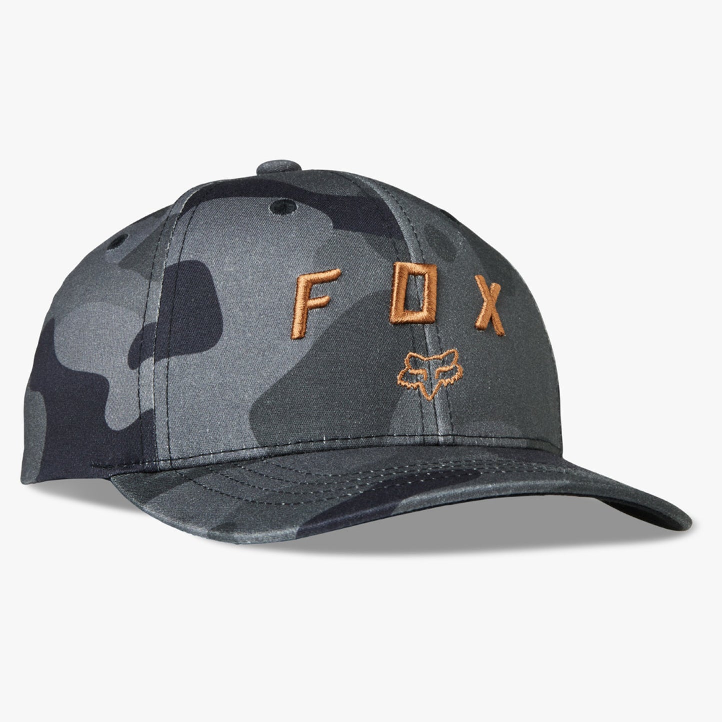Fox Vzns Camo 110 Youth Snapback Hat - Black Camo