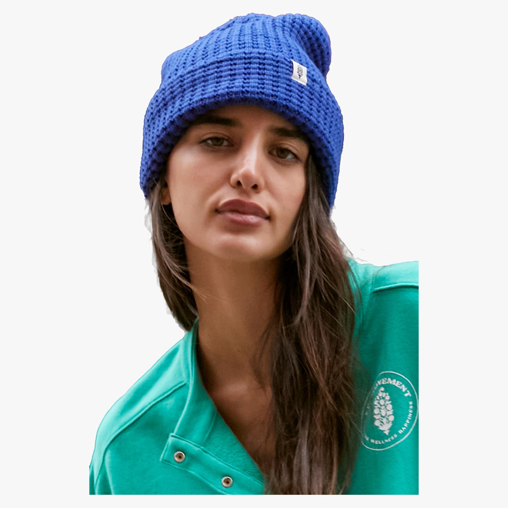 Free People Movement Cool Down Beanie - Elderberry