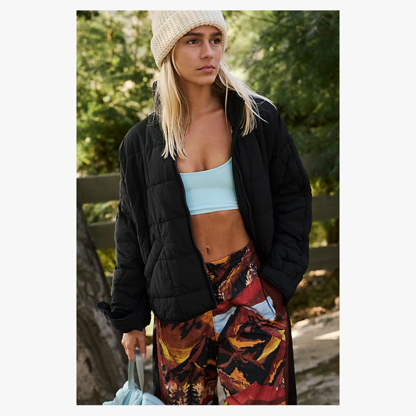 Free People Pippa Packable Women's Puffer Jacket - Black - XL