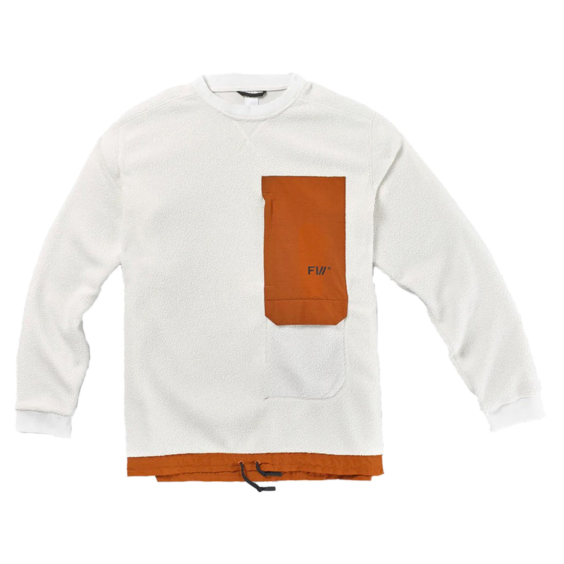 Future Wild Root Light Sherpa Men's Crew - SNOW WHITE - XL