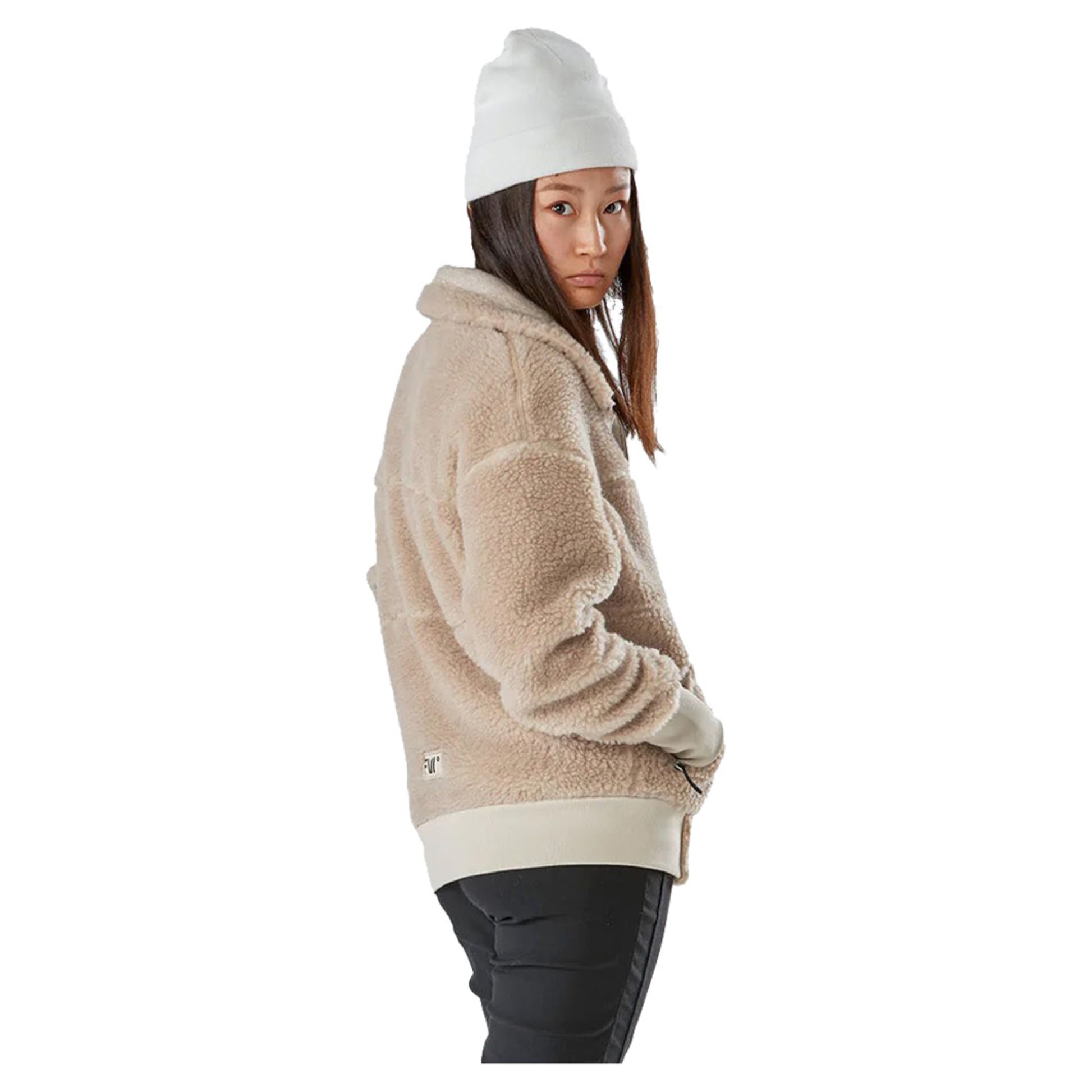 Future Wild Root Pillow Fleece Women's Jacket - SAND - S