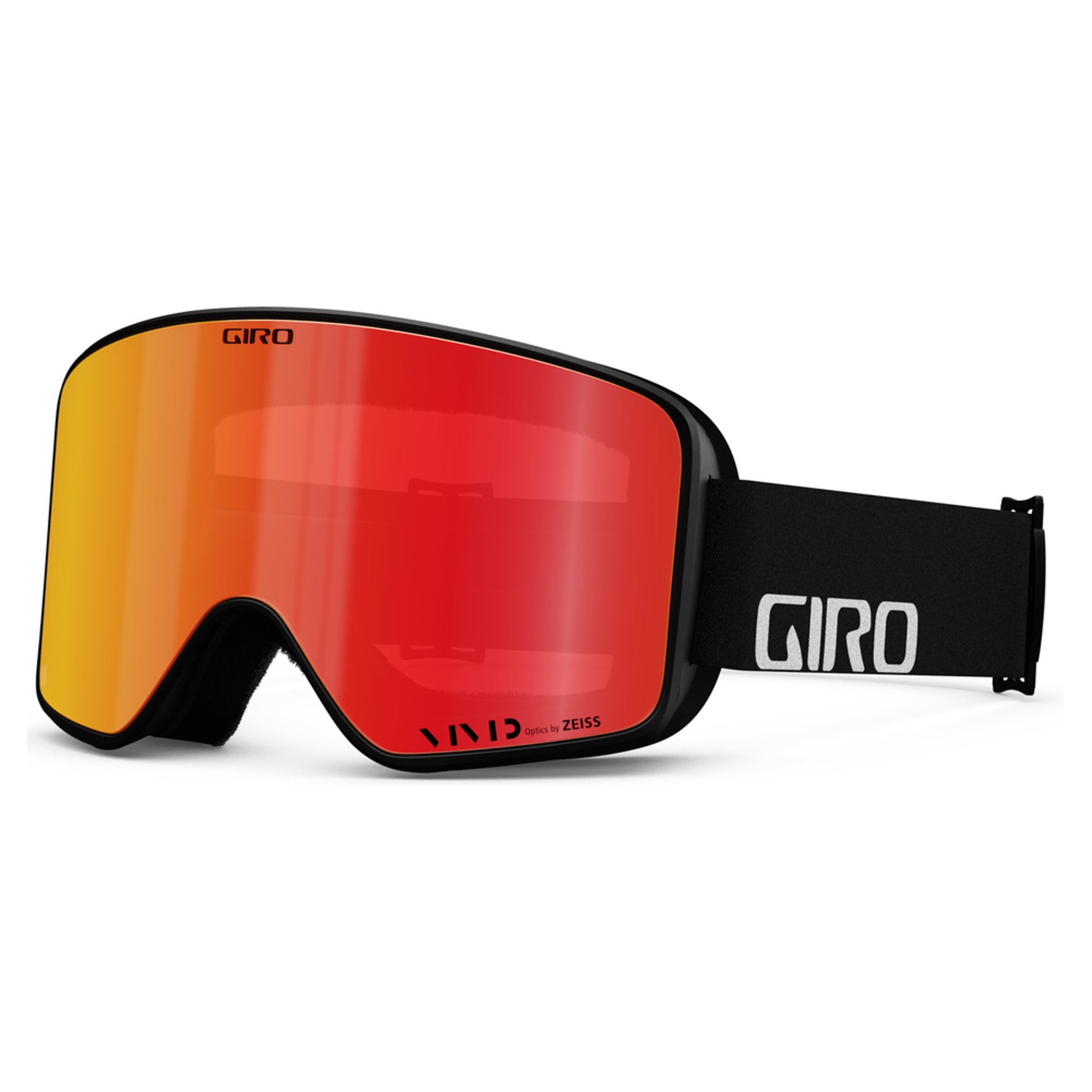 Giro Method Goggles - BLACK WORDMARK - VIVID EMBER