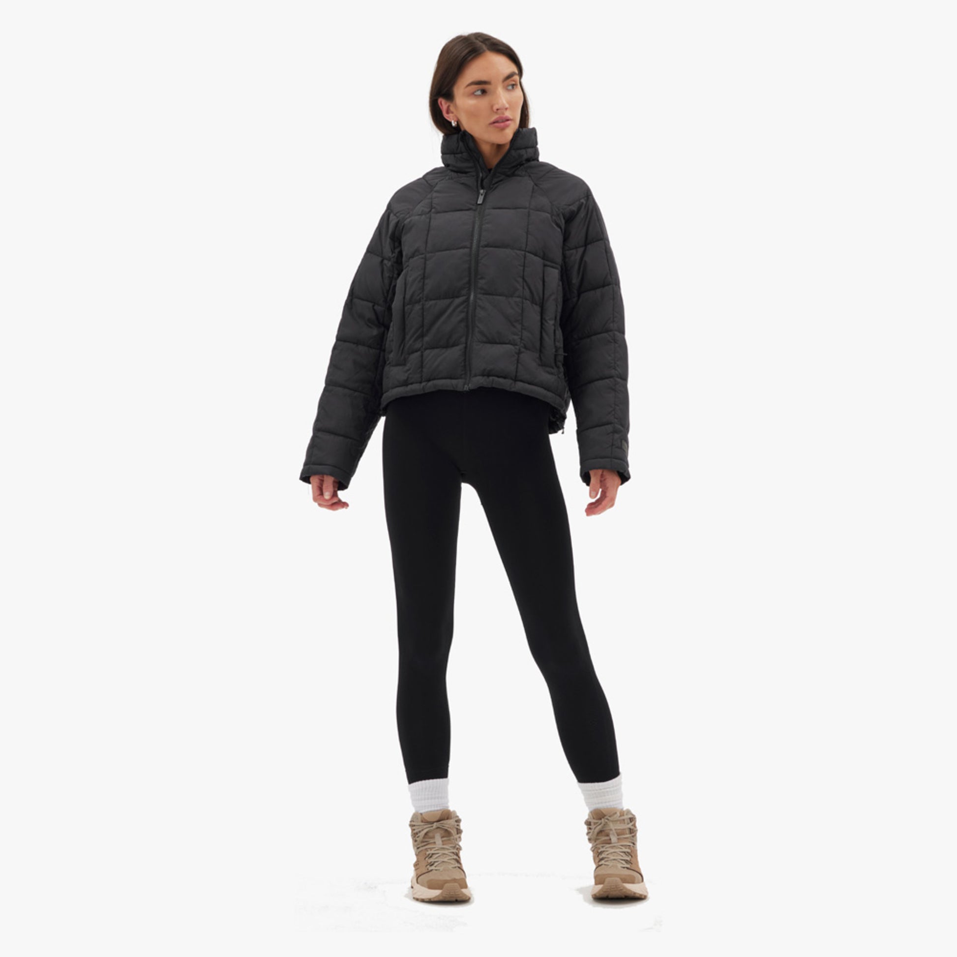 Halfdays Nellie Packable Women's Puffer - Black - XL