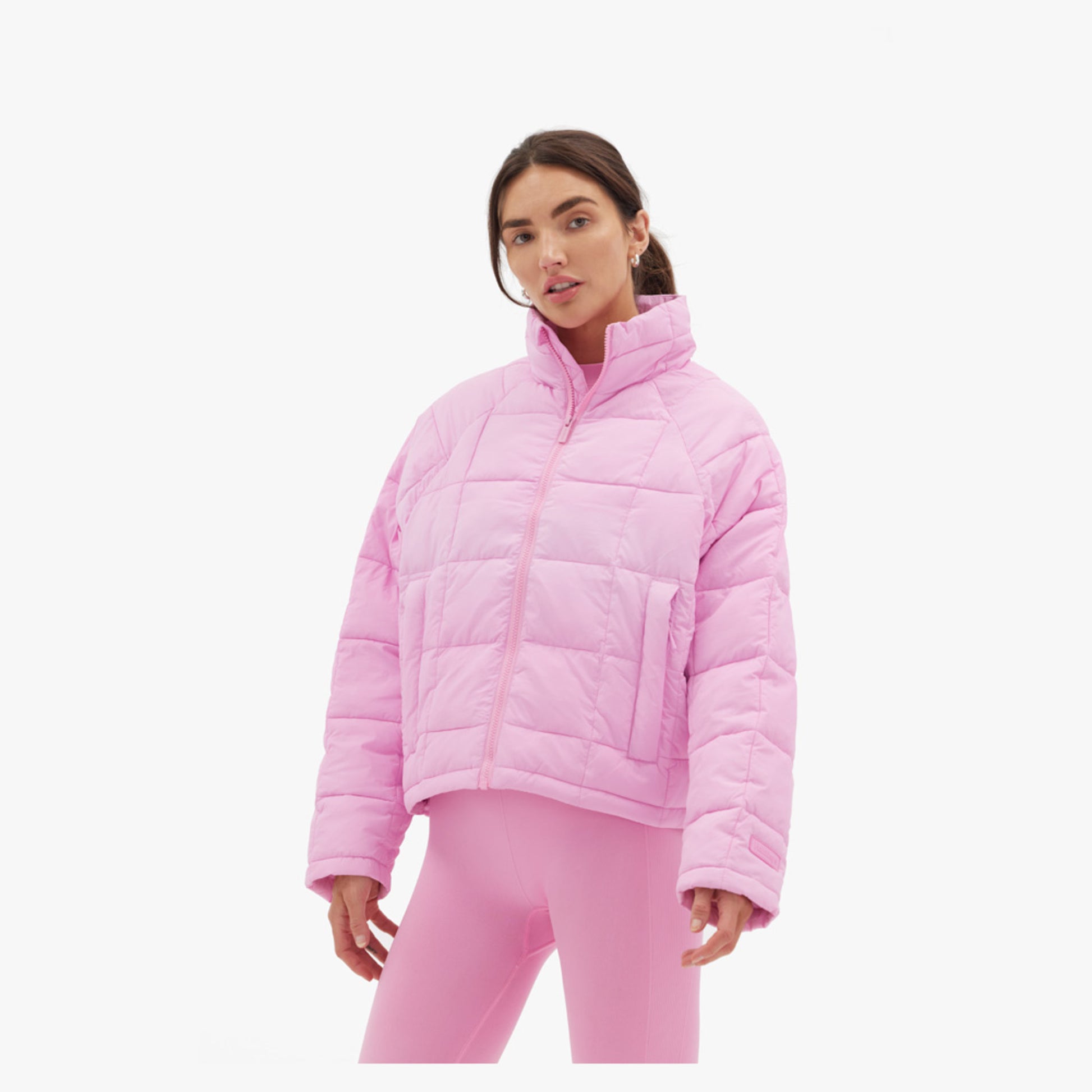 Halfdays Nellie Packable Women's Puffer - Peony - XL