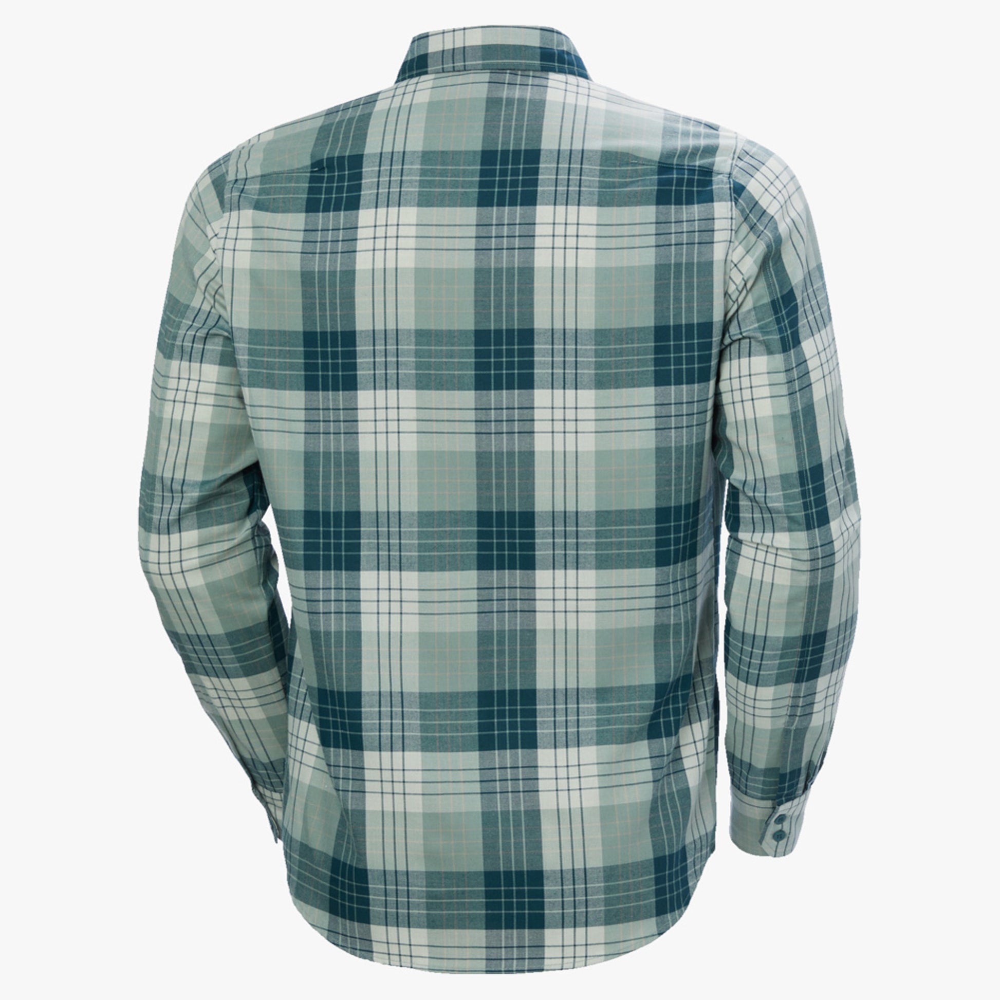 Helly Hansen Aker Flannel Men's Long Sleeve Shirt - Dark Creek Cascade Plaid - XXL