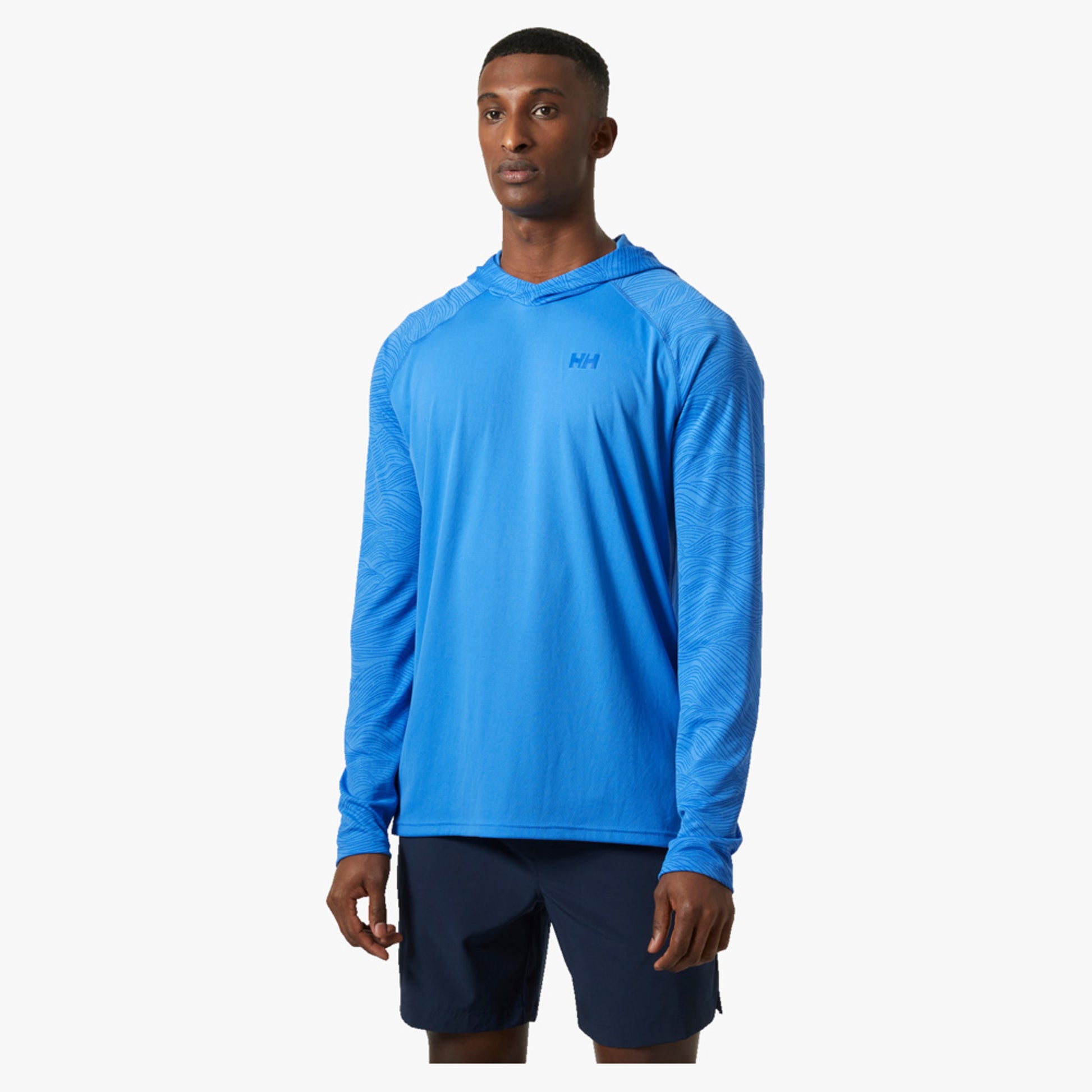Helly Hansen Lifa Active Solen Men's Hoodie - Ultra Blue Wave - XXL