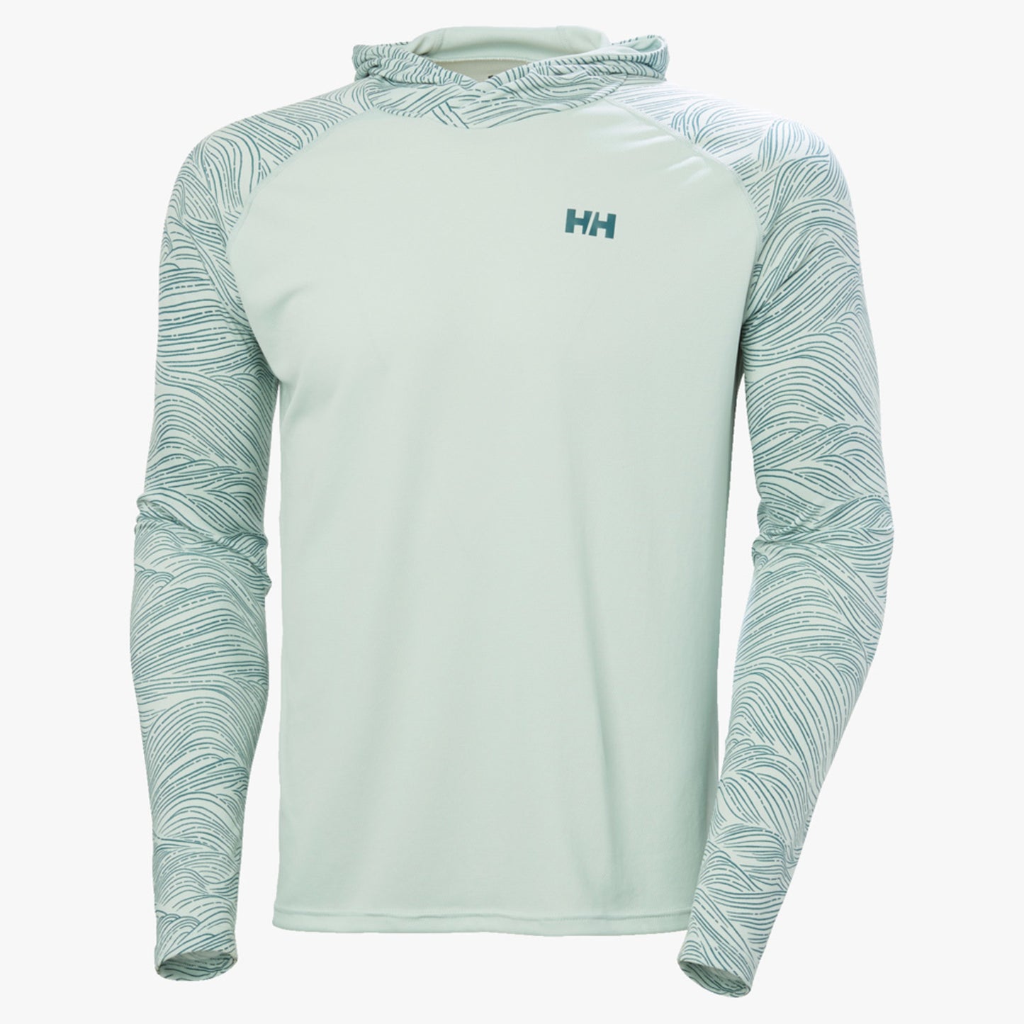Helly Hansen Lifa Active Solen Men's Hoodie - Green Mist Wave - XL