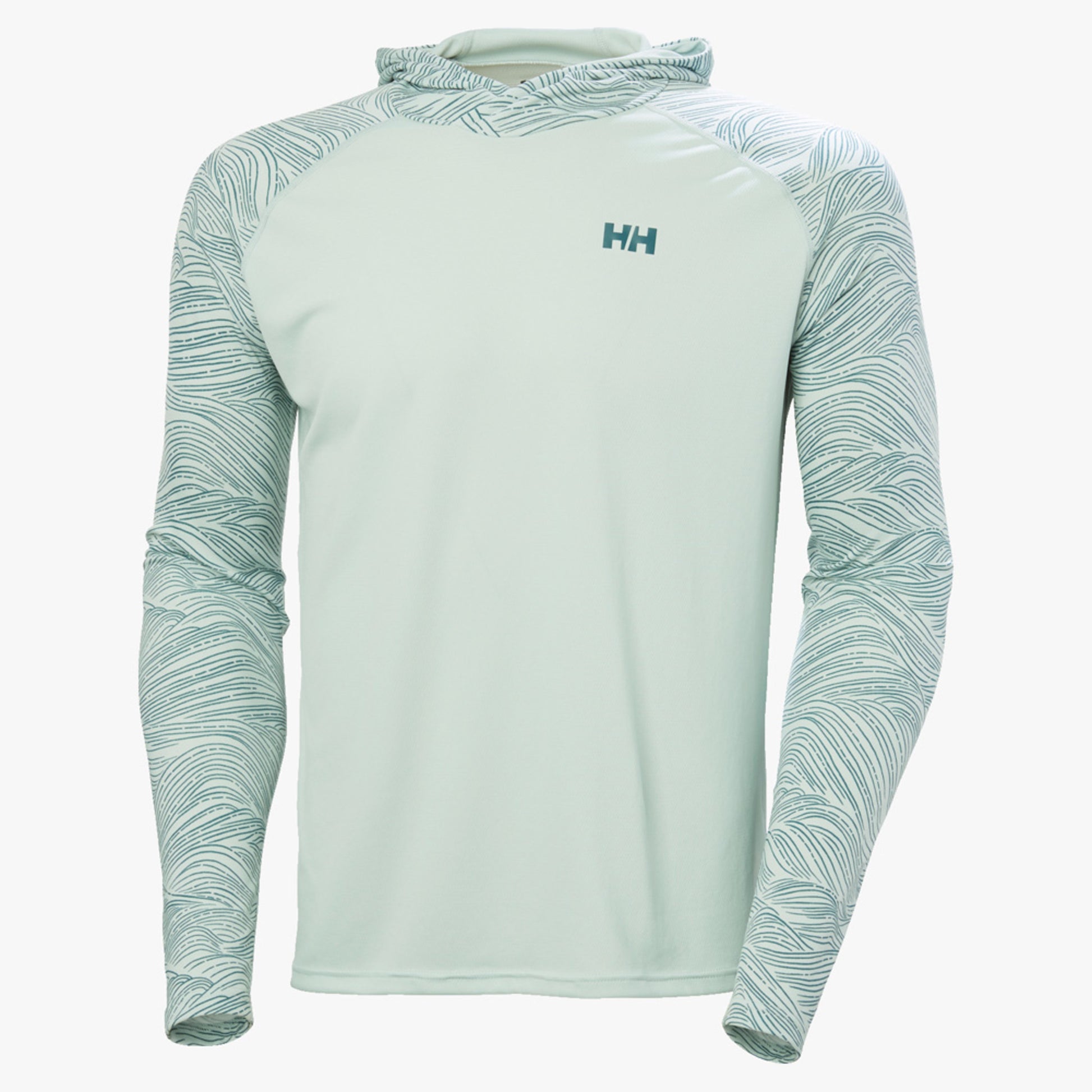 Helly Hansen Lifa Active Solen Men's Hoodie - Green Mist Wave - XL