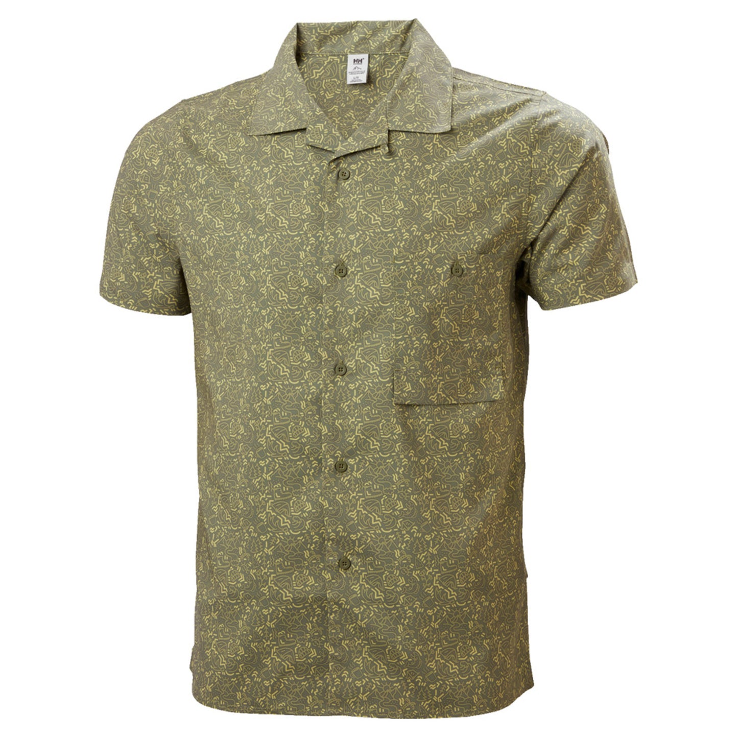 Helly Hansen Oya Recycled Men's SS Shirt - XL - LAV GREEN HIKE