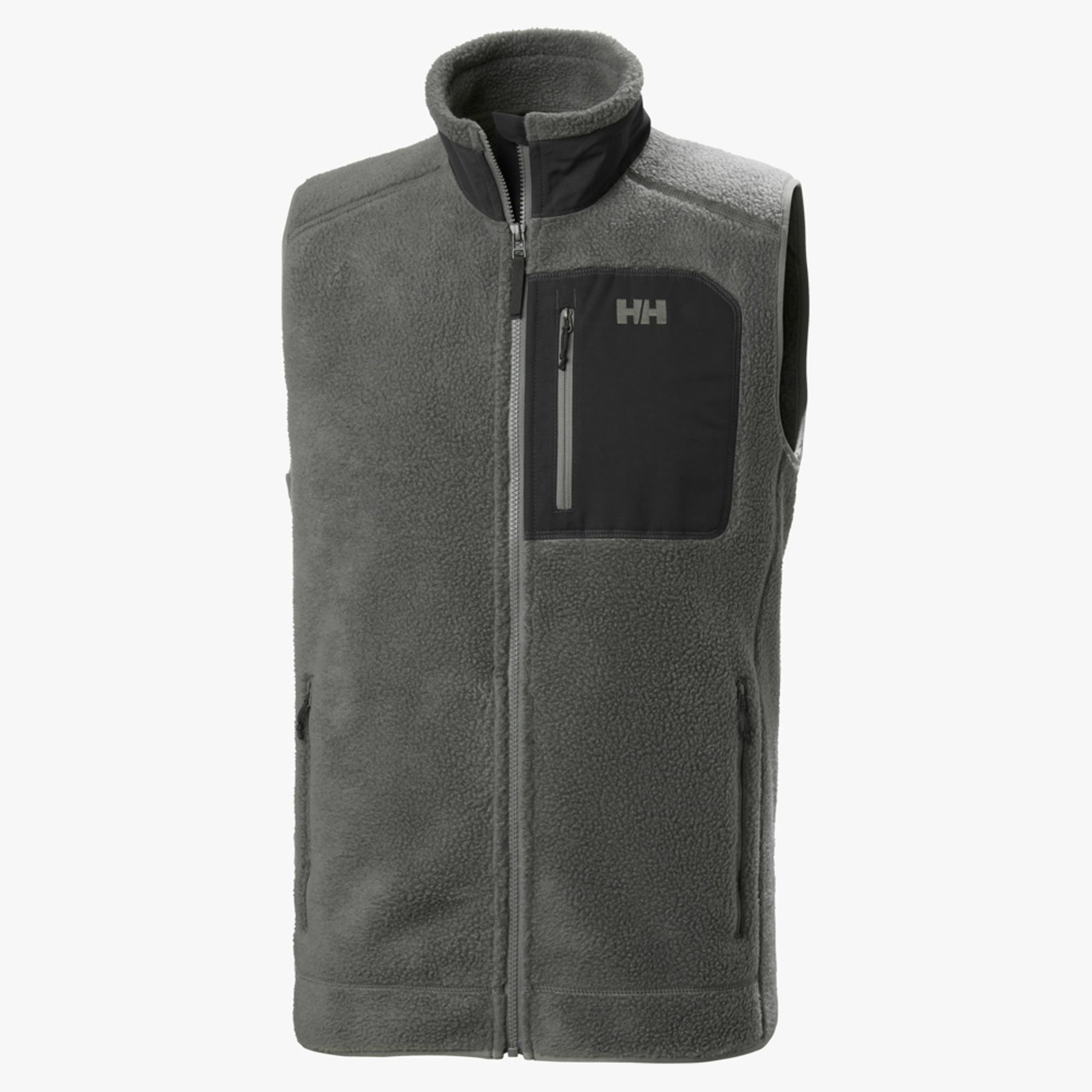 Helly Hansen Panorama Men's Pile Block Vest - Concrete - XL