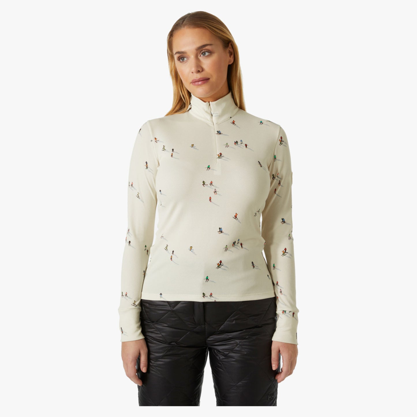 Helly Hansen St Moritz Lifa Active 2.0 Women's 1/2 Zip - Snow - XL