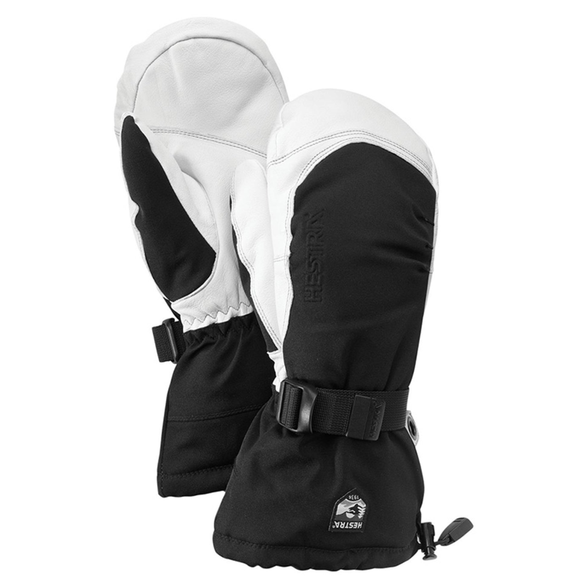 Hestra Army Leather Extreme Mittens - BLACK WHITE - 9