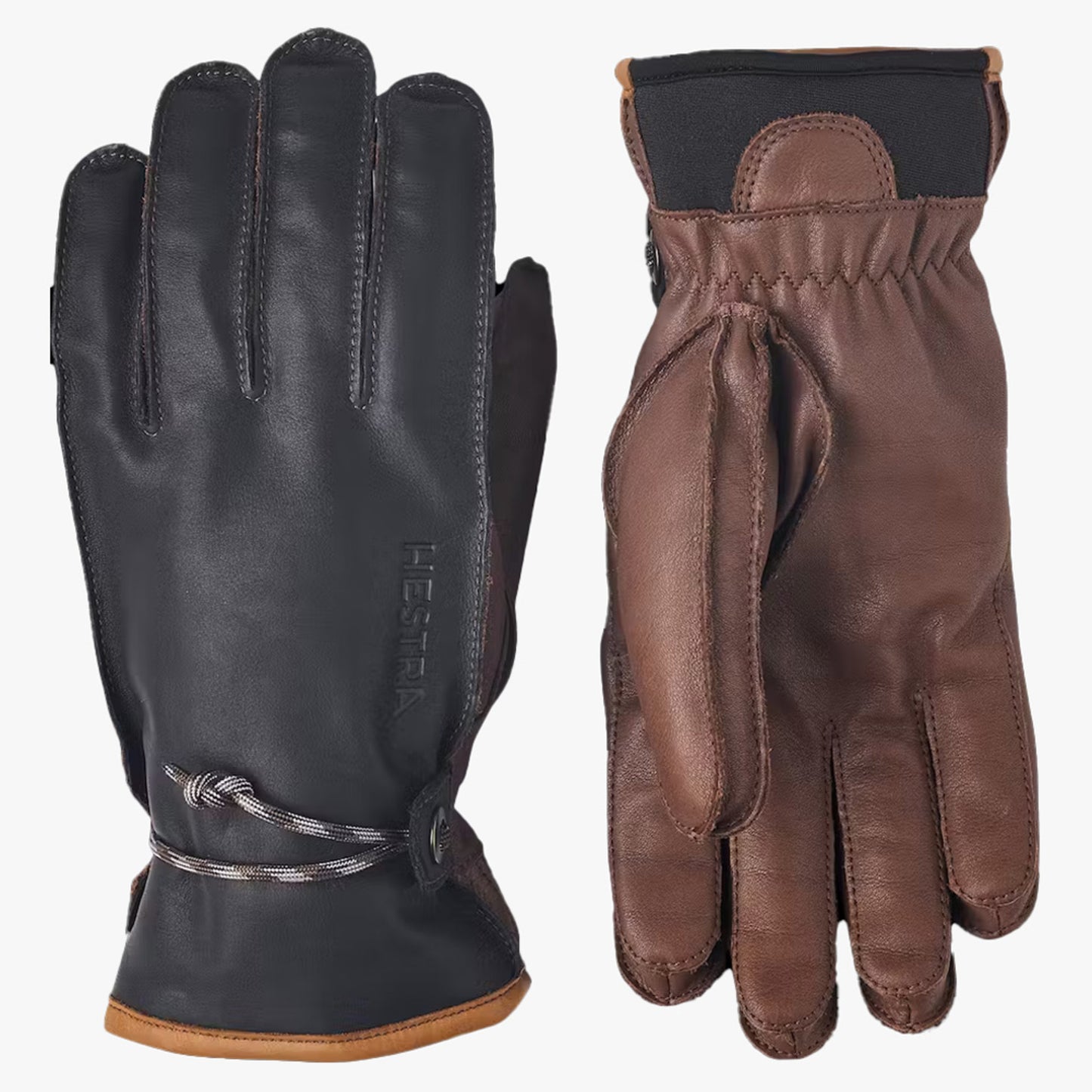 Hestra Wakayama Leather Glove - Navy/Brown - 11