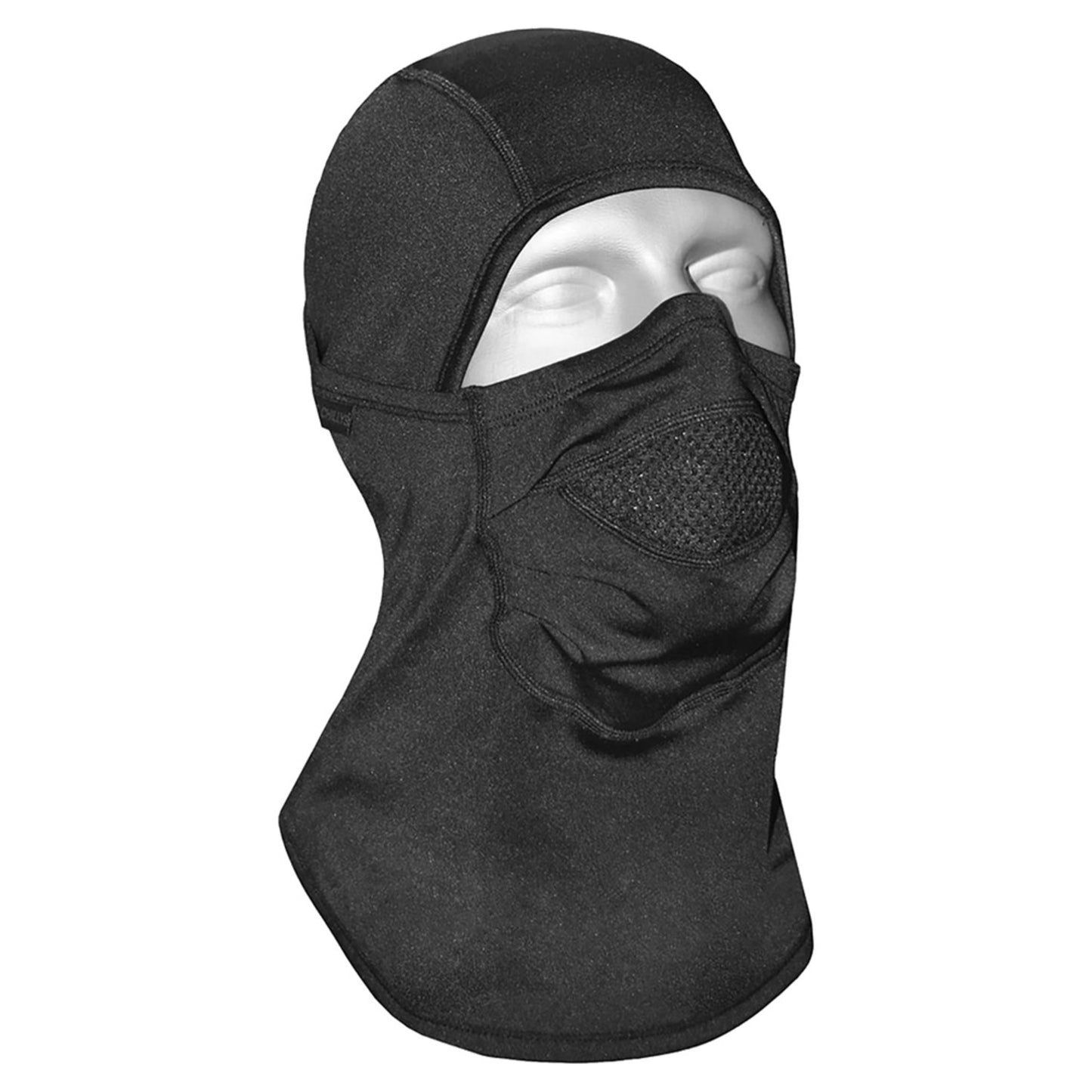 Hot Chillys Micro-Elite Chamois Convertible Kid's Balaclava with Mask - BLACK_BLACK - S M