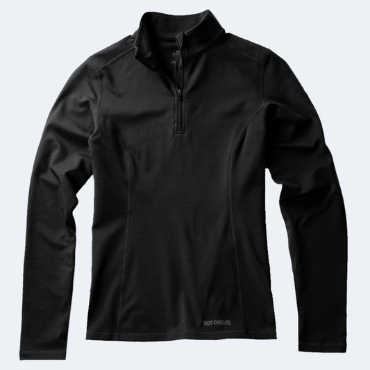 Hot Chillys Micro-Elite Chamois Women's Zip-T