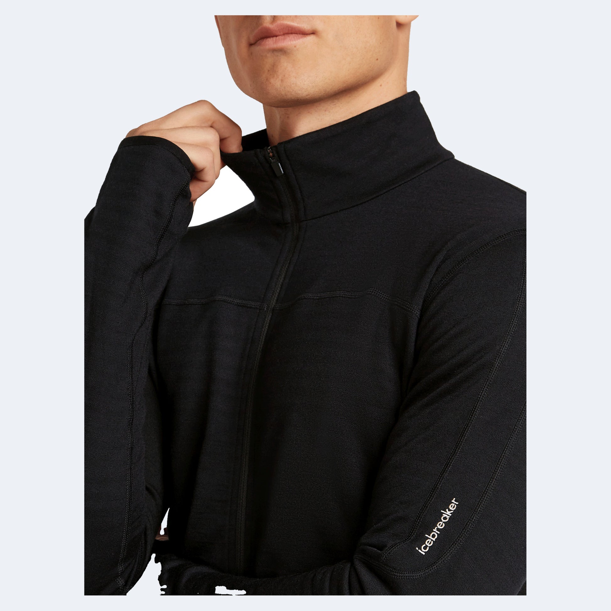 Icebreaker Merino Blend 300 RealFleece Descender Men's LS Zip