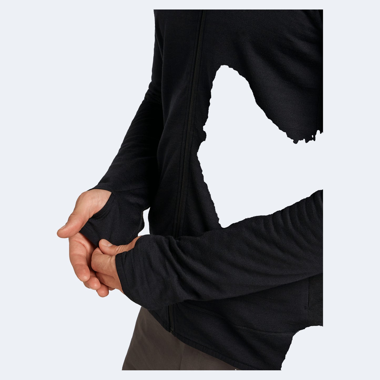 Icebreaker Merino Blend 300 RealFleece Descender Men's LS Zip