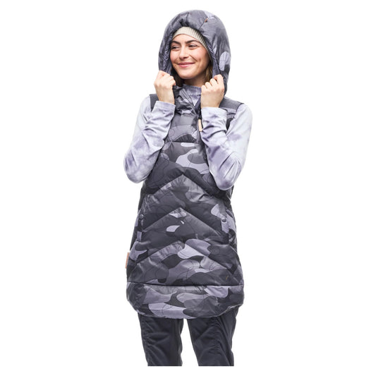 Indyeva Selimut Women's Sleeveless Insulator - ANTHRACITE ROCK - XS