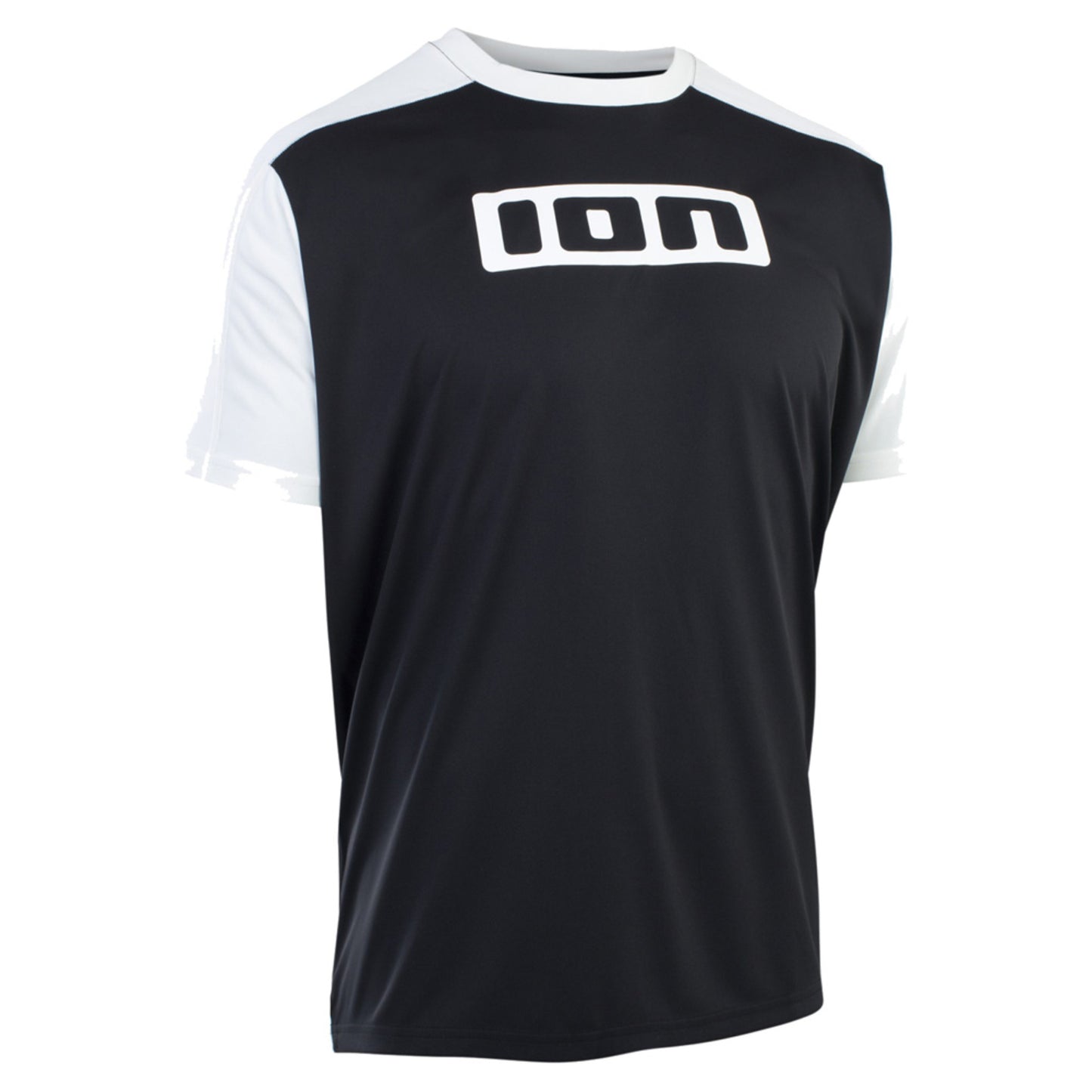 ION Logo SS Men's Bike Jersey - BLACK - XL