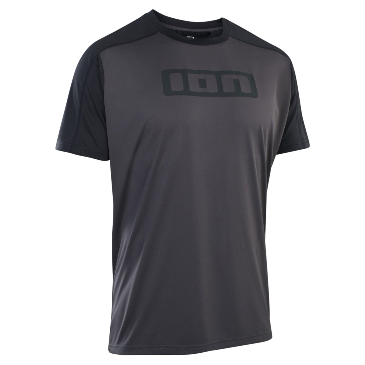 ION Logo SS Men's Bike Jersey - GREY - XL