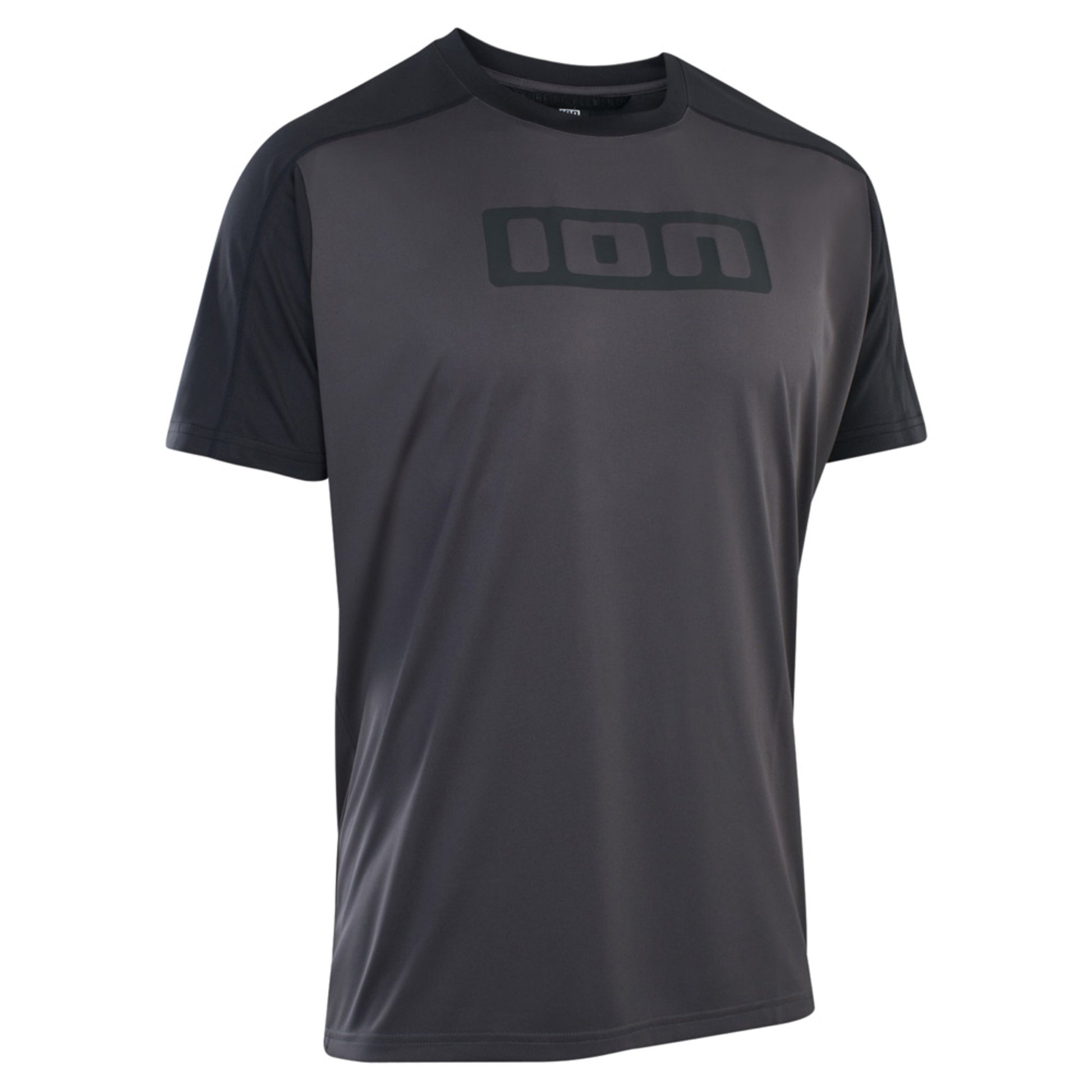 ION Logo SS Men's Bike Jersey - GREY - XL