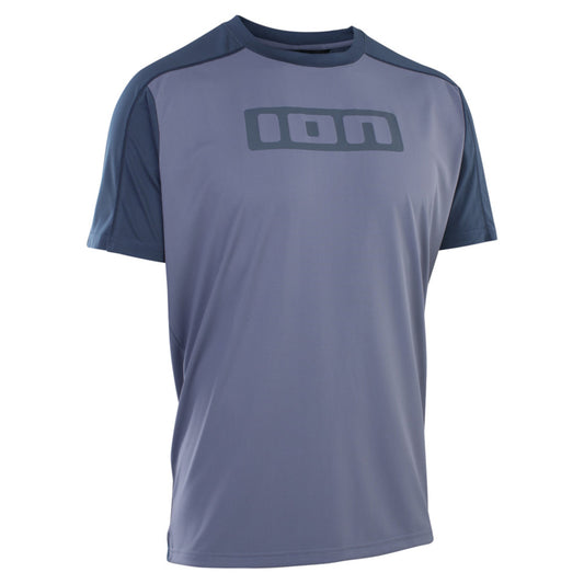 ION Logo SS Men's Bike Jersey - STORM BLUE - XL