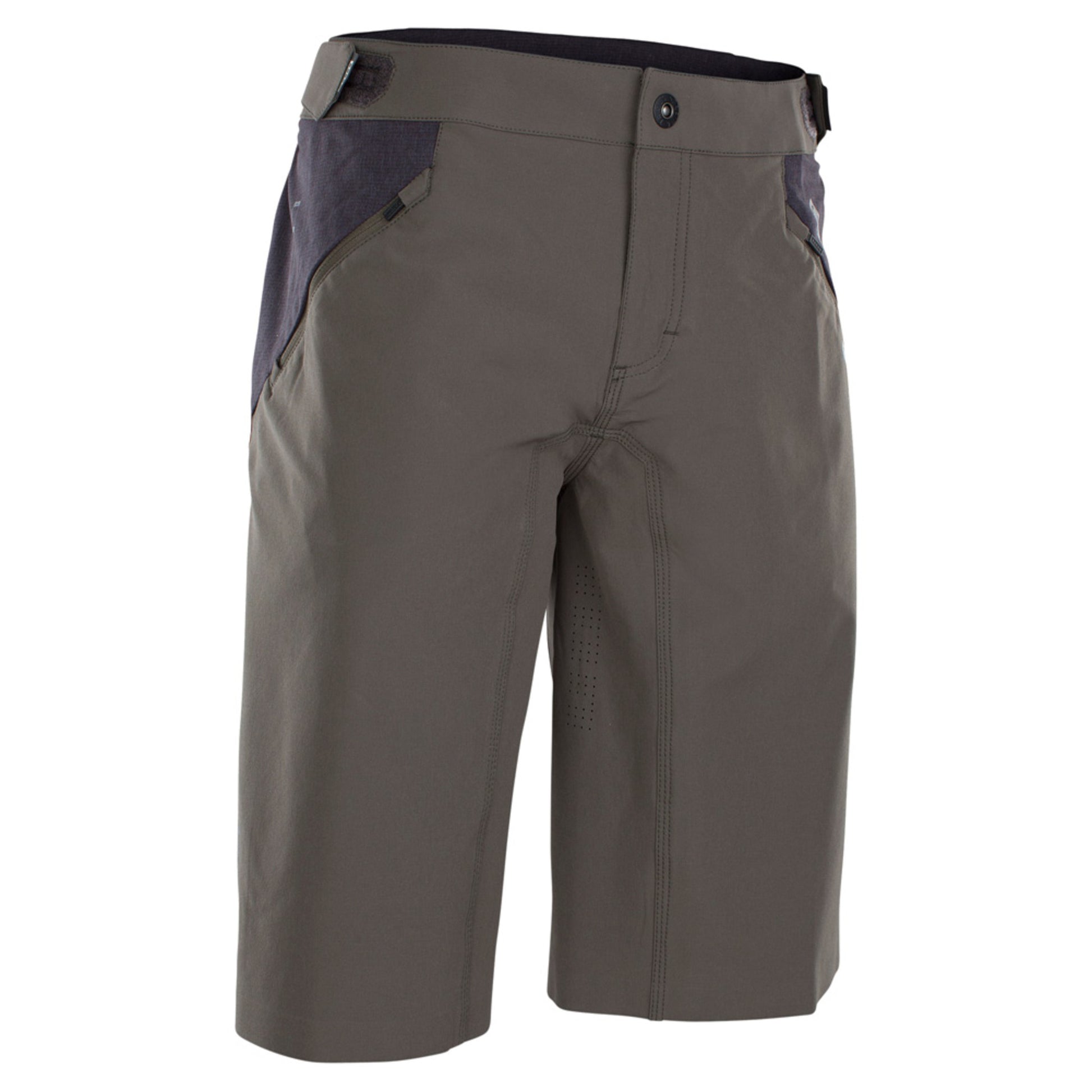 ION Men's Traze AMP Long Bike Shorts - ROOT BROWN - XXL